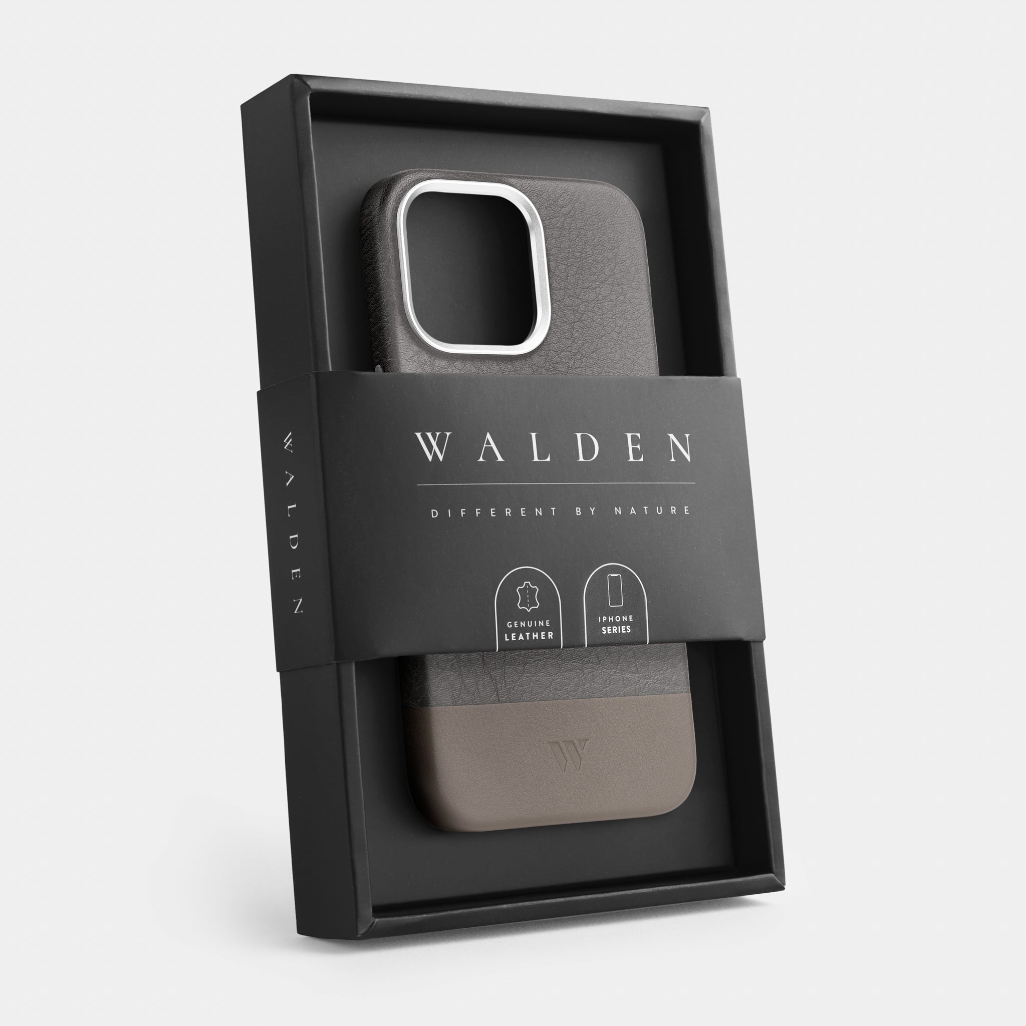 Walden® Funda de Cuero Combinado para iPhone · Alcantara #color_alcantara