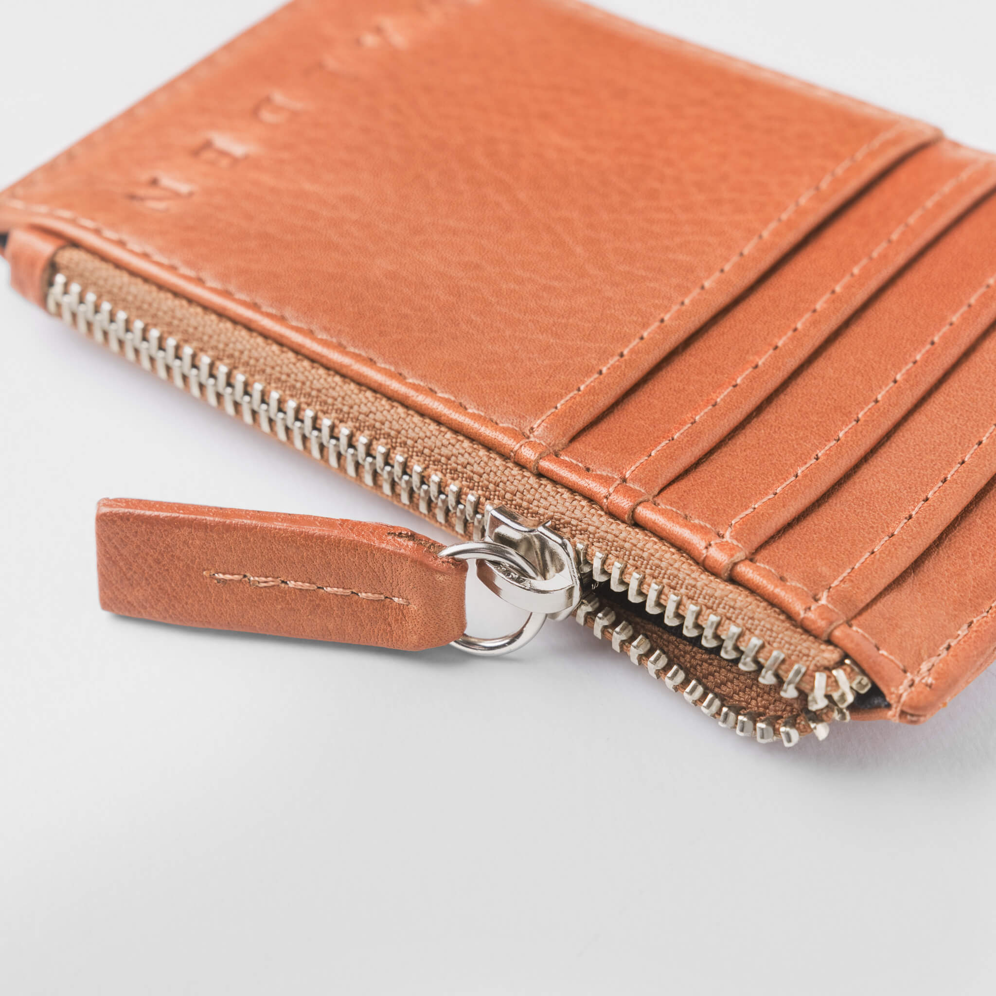 Walden® Tarjetero Zipper de Cuero Genuino · Terra #color_terra