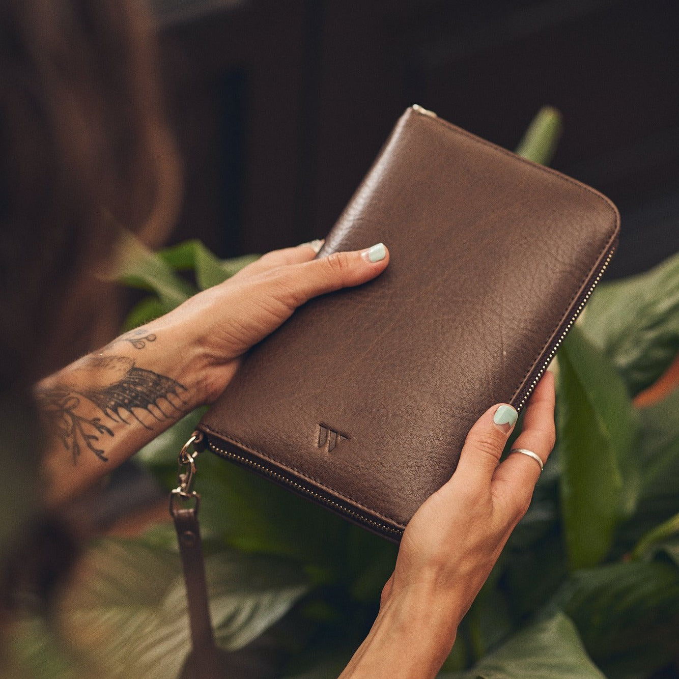 Walden® Billetera Traveller de Cuero Genuino · Moca #color_moca