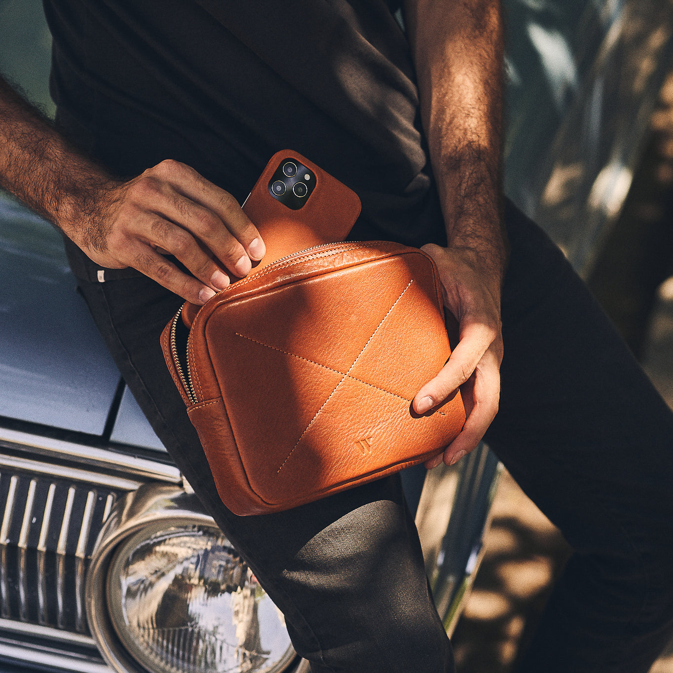 Walden® Bolso Tech de Cuero Genuino · Terra #color_terra