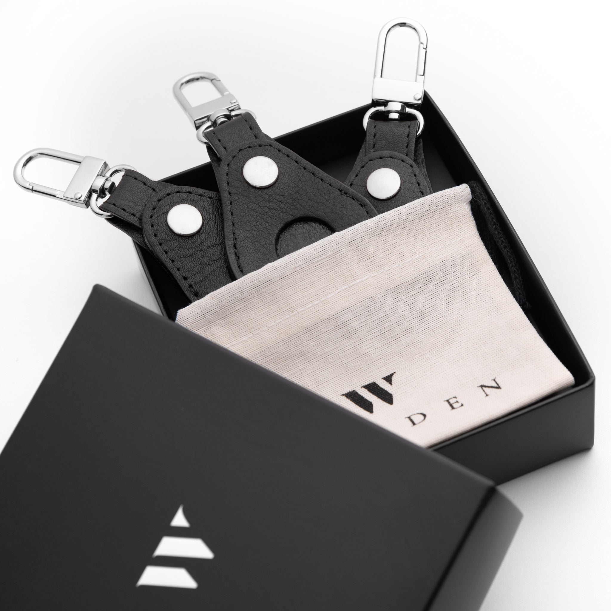 Walden® Llavero Airtag Bundle Kit x3 de Cuero Genuino · Bosco #color_bosco