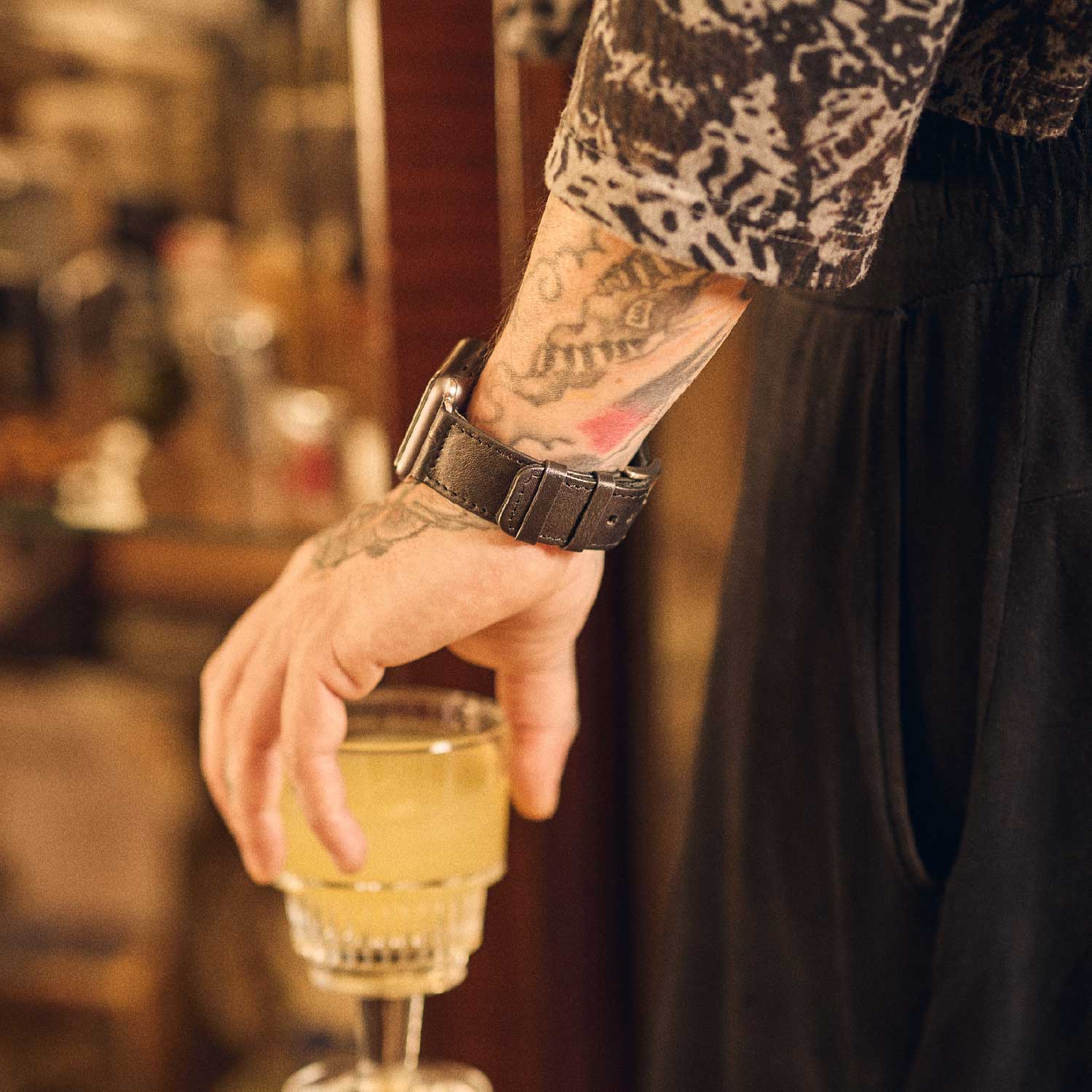 Walden® Correa Apple Watch de Cuero Genuino · Bosco #color_bosco