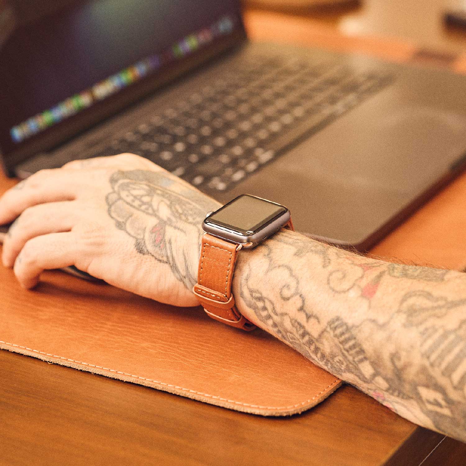 Walden® Correa Apple Watch de Cuero Genuino · Terra #color_terra