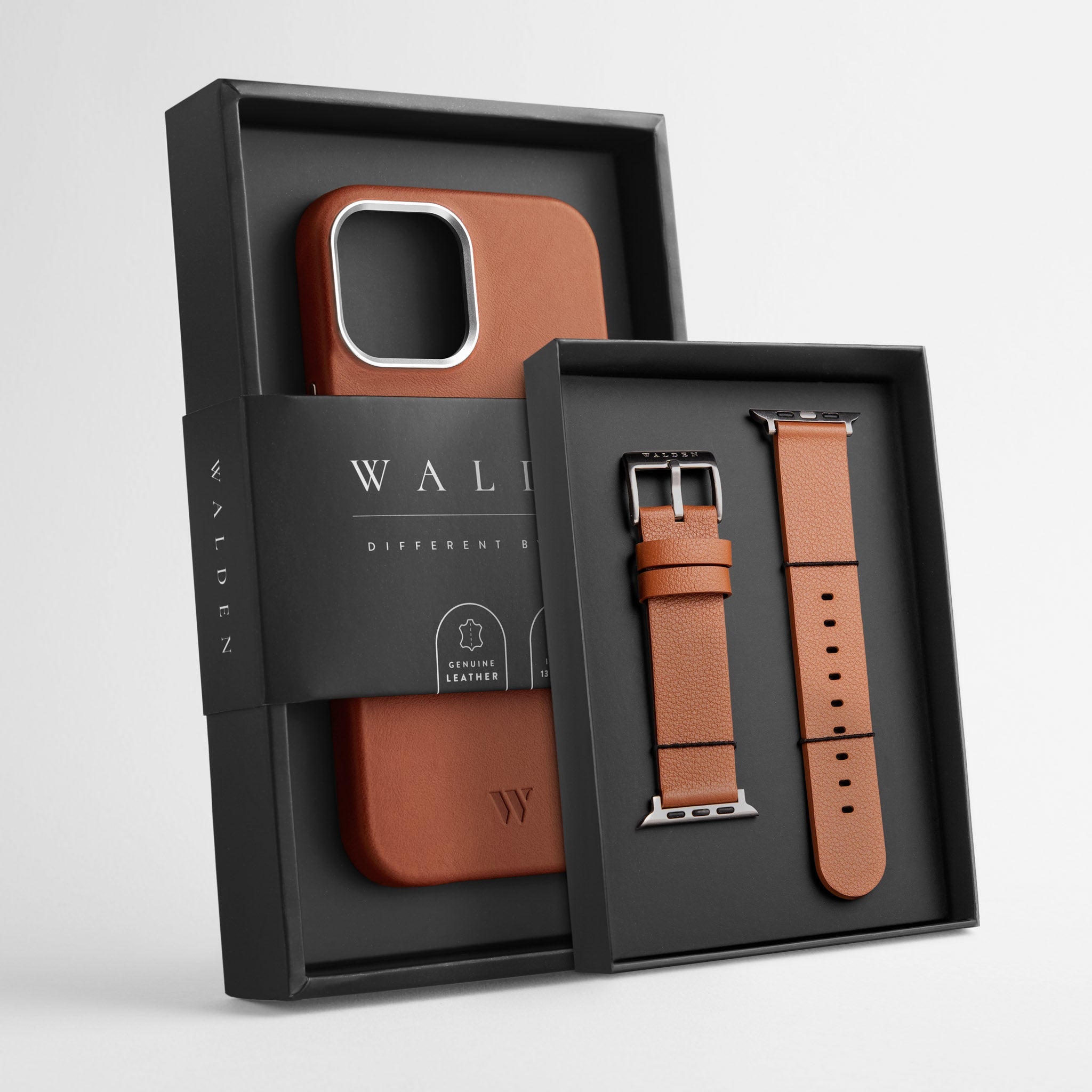 Walden Kit Funda iPhone Correa Apple Watch Color Terra