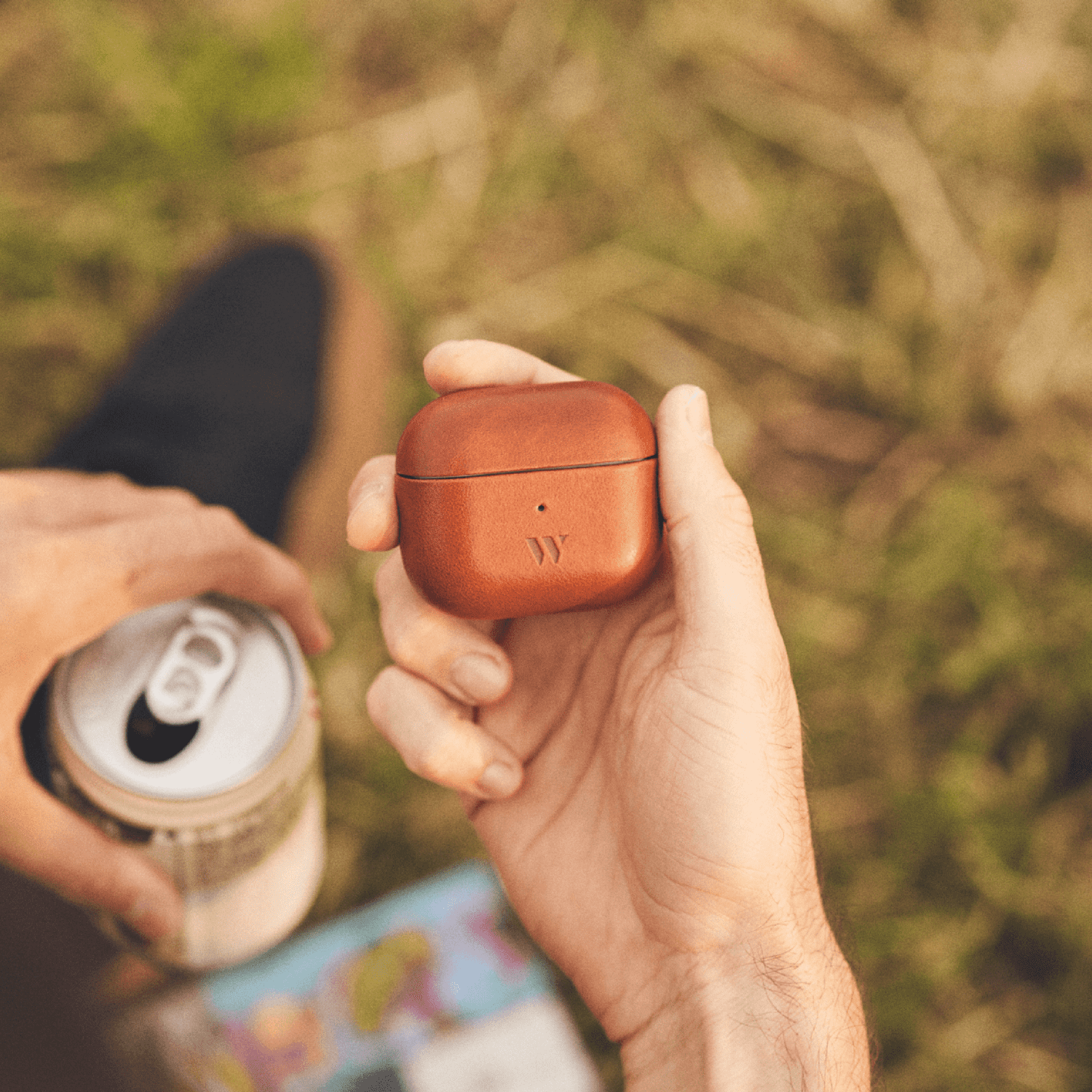 Walden® Estuche para Airpods de Cuero Genuino · Terra #color_terra