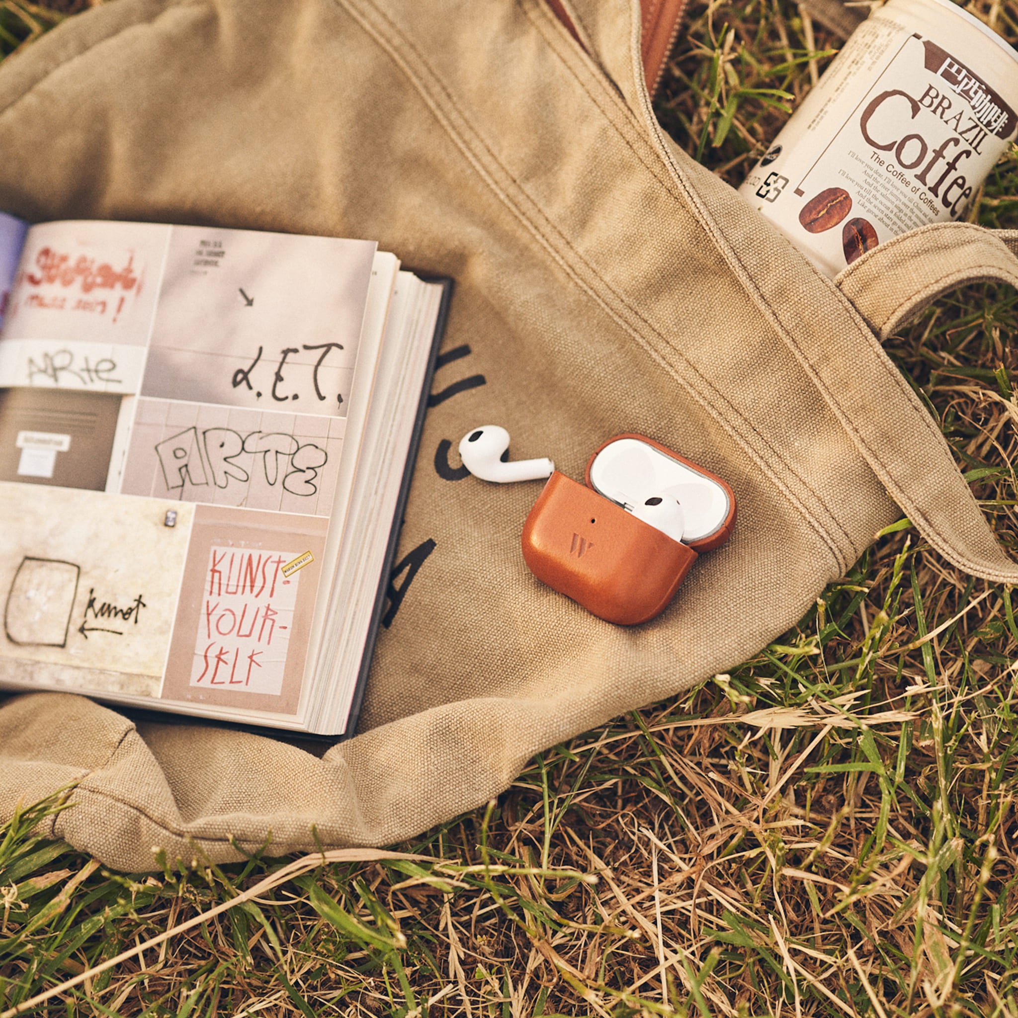 Walden® Estuche para Airpods de Cuero Genuino · Terra #color_terra