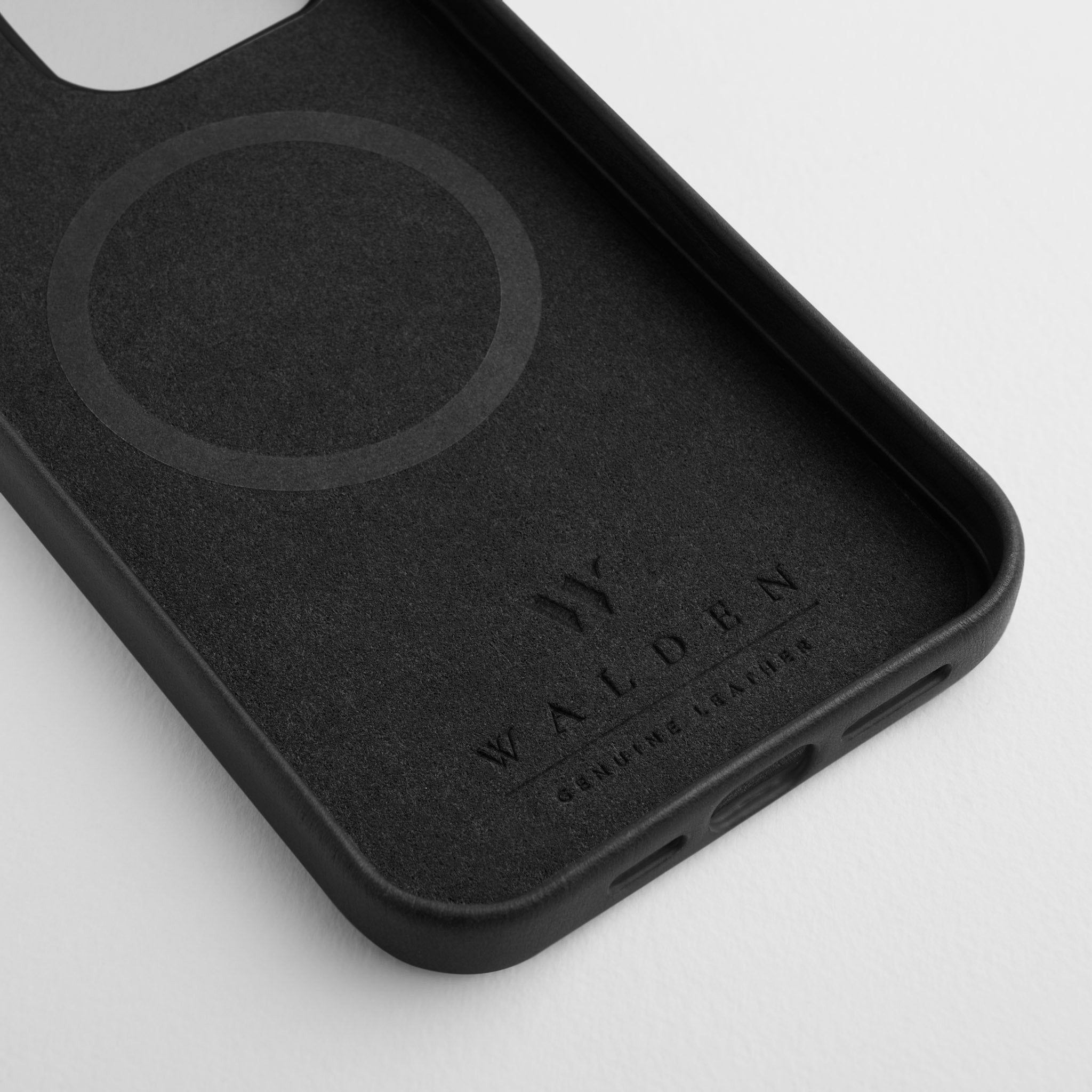 Walden® Funda iPhone + Estuche Airpods de Cuero Genuino · Bosco #color_bosco
