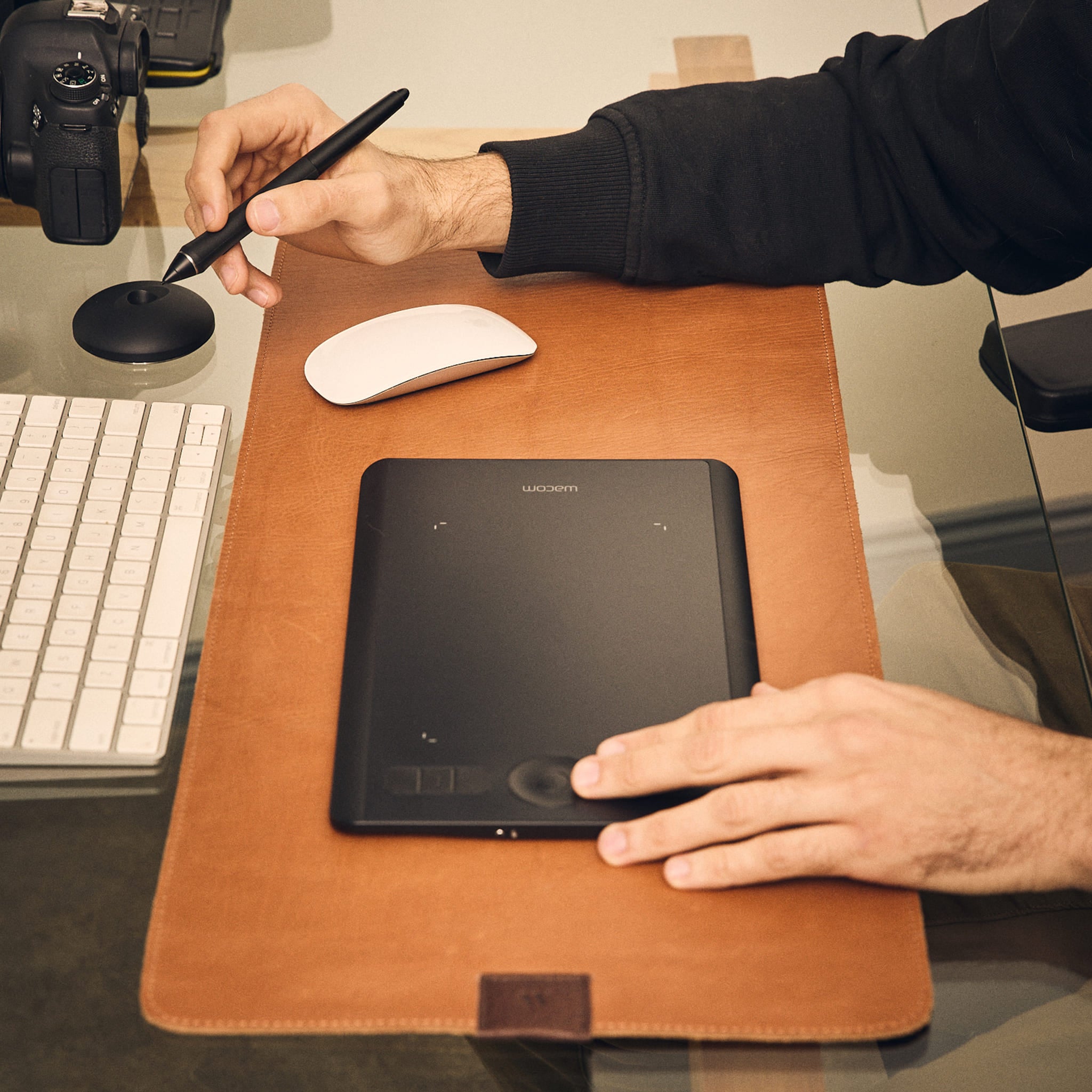 Walden® Keyboard Mat de Cuero Genuino · Terra