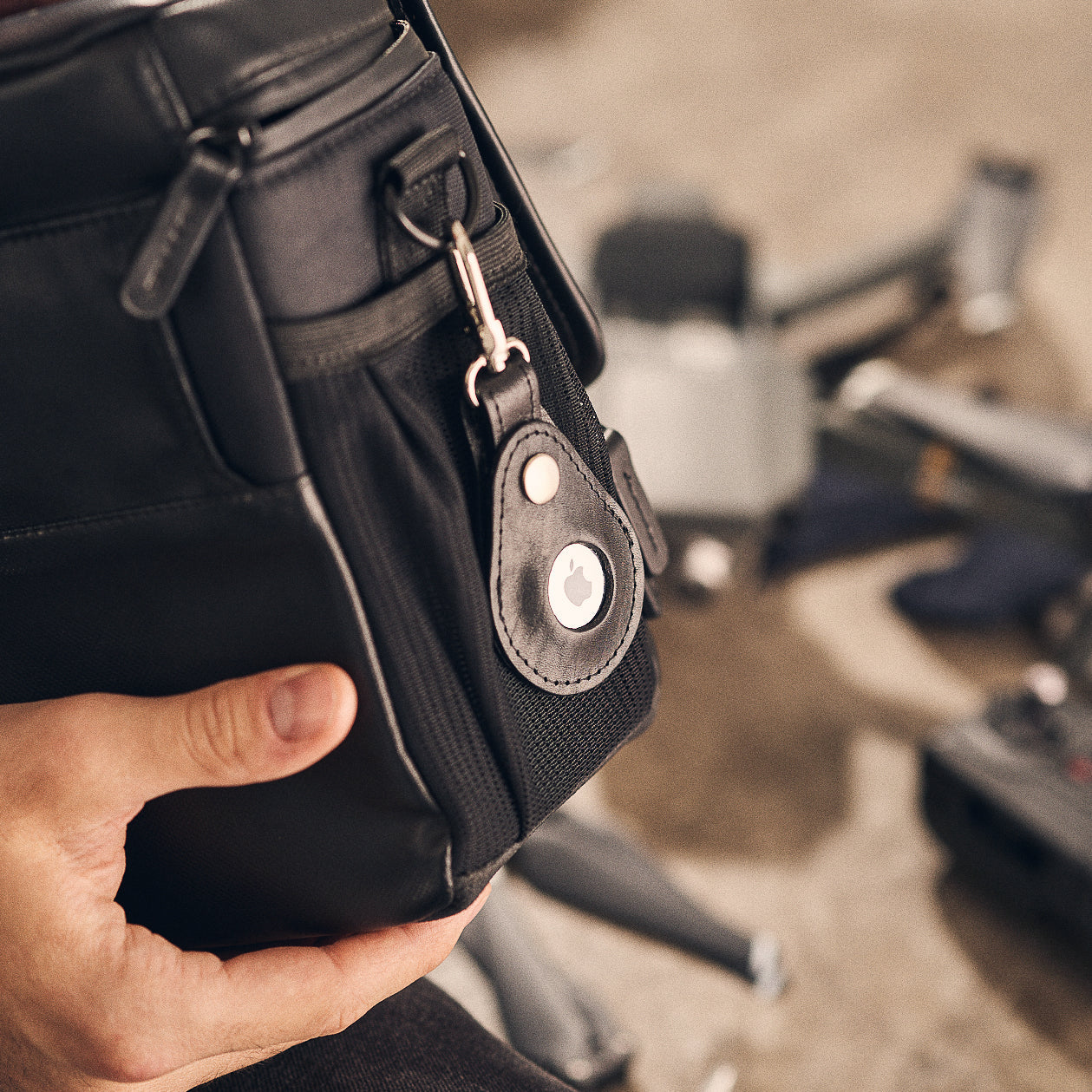 Walden® Llavero Airtag de Cuero Genuino · Bosco #color_bosco