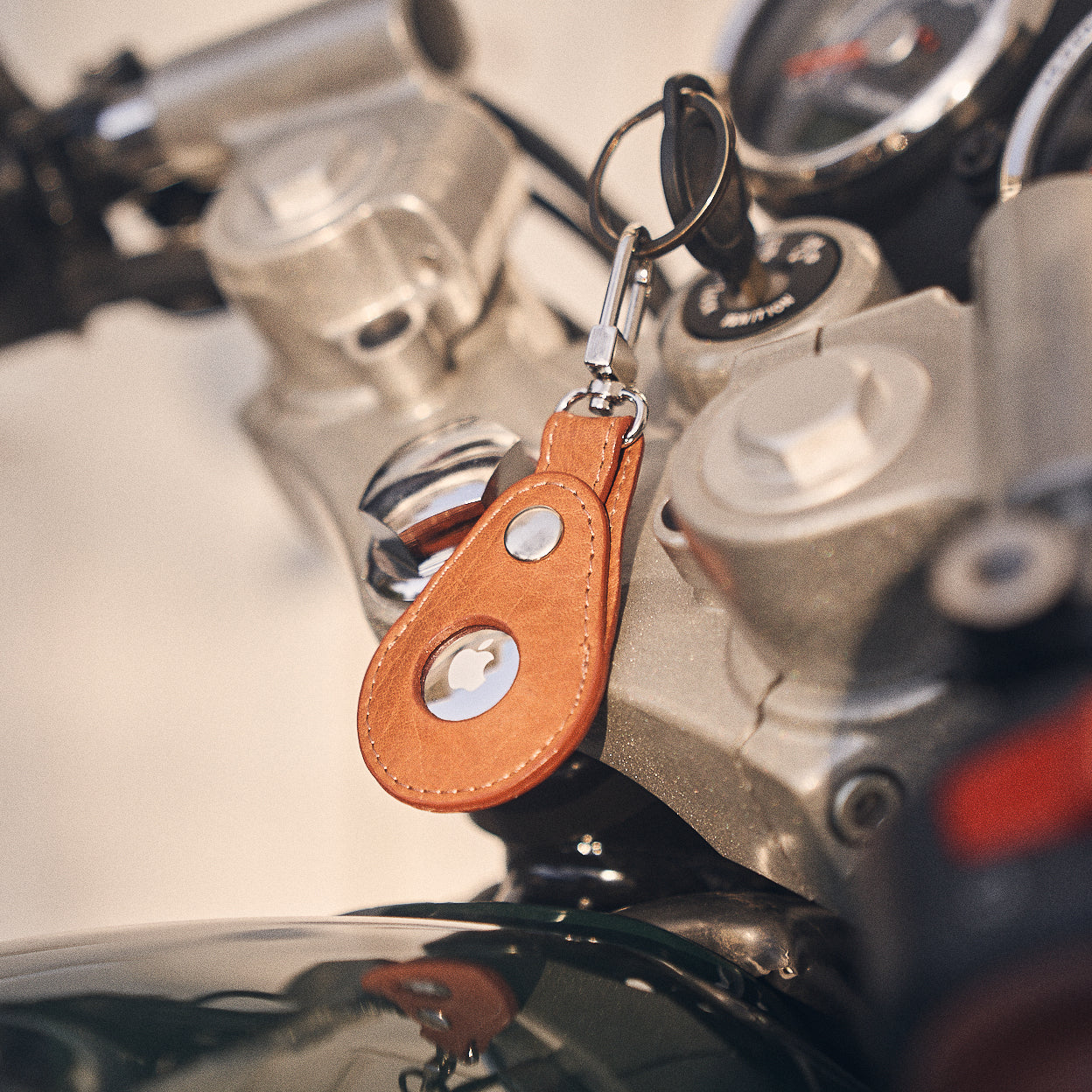 Walden® Llavero Airtag de Cuero Genuino · Terra #color_terra