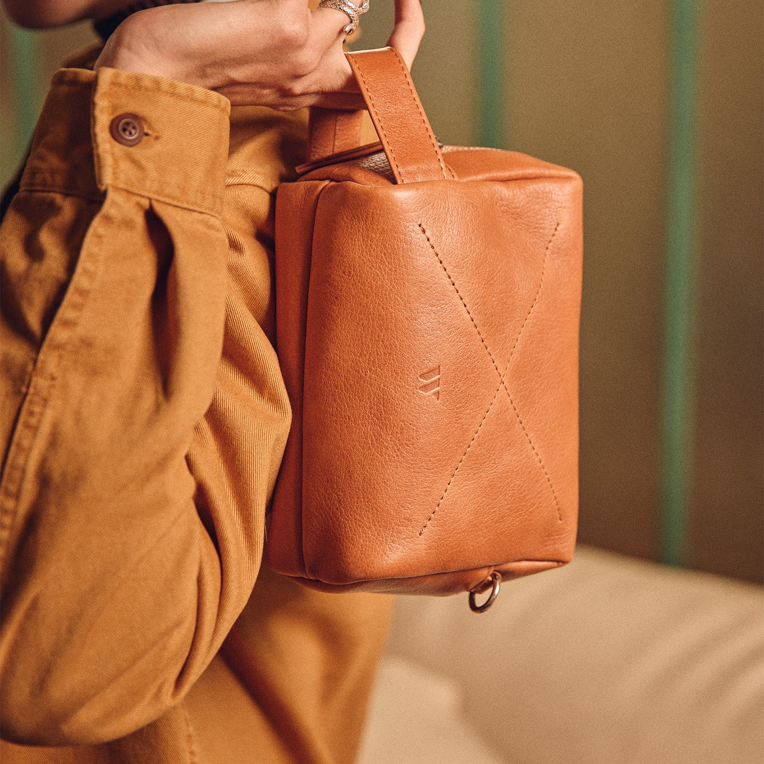 Walden® Necesser de Cuero Genuino · Terra #color_terra