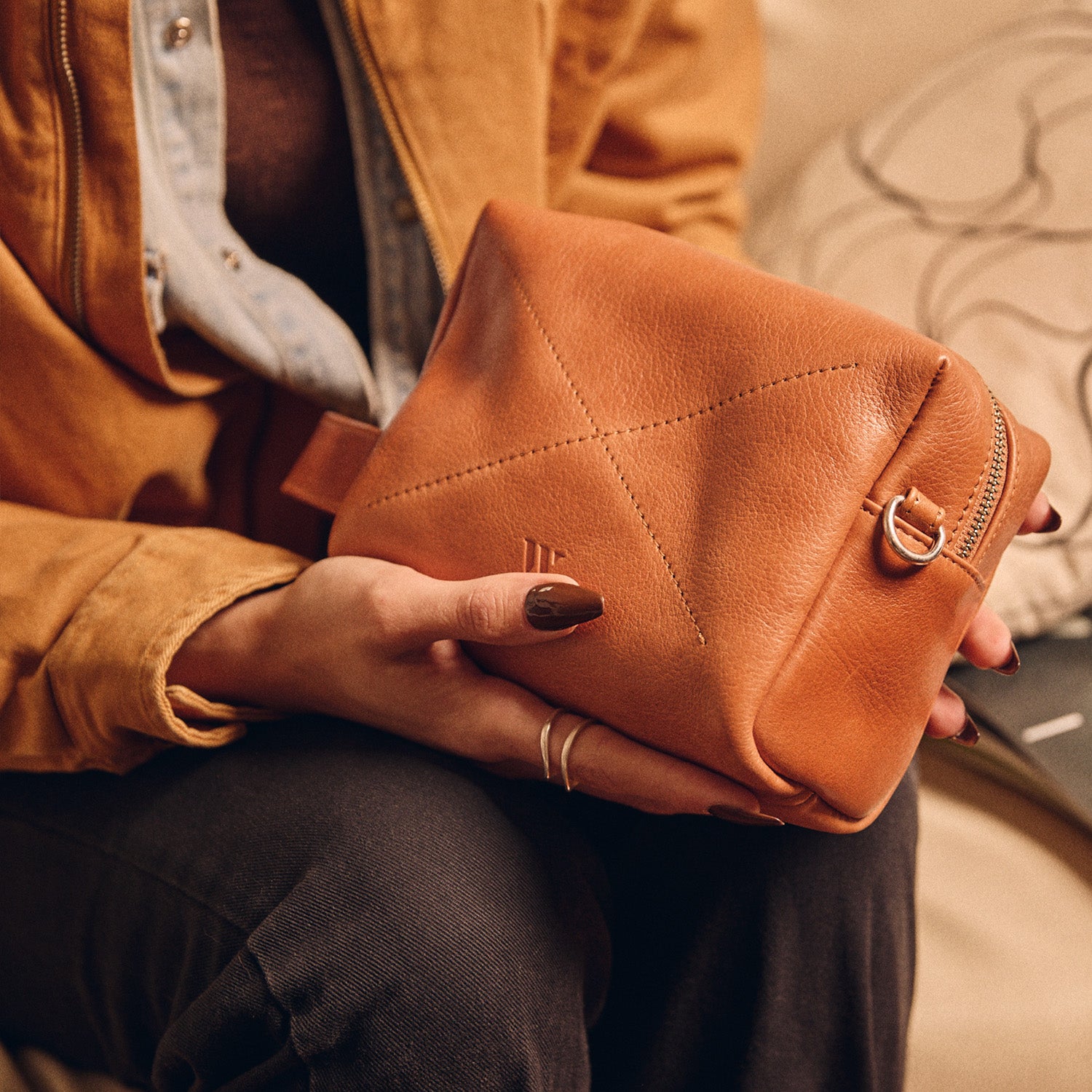 Walden® Necesser de Cuero Genuino · Terra #color_terra