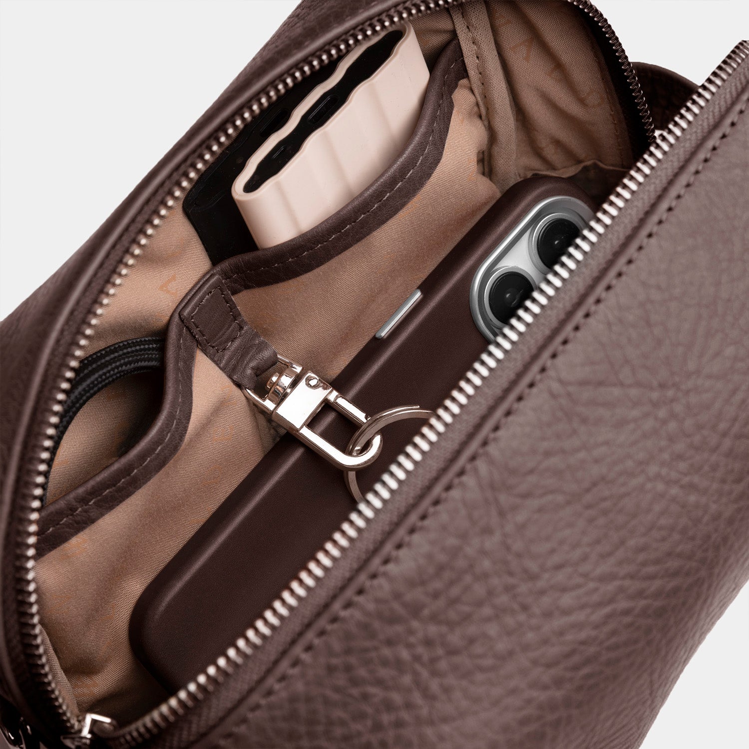 Walden® Necesser de Cuero Genuino · Moca #color_moca