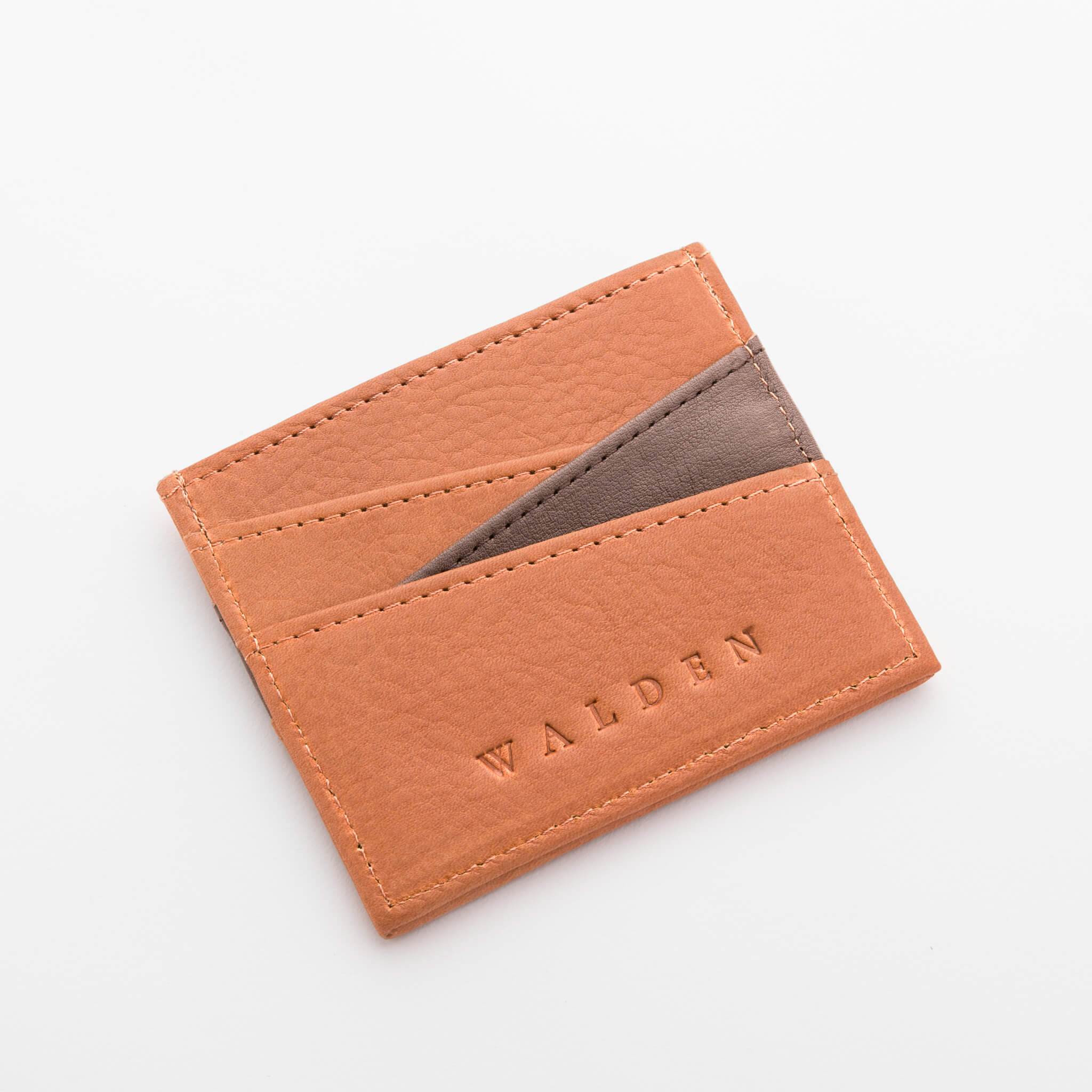 Walden® Tarjetero Slide de Cuero Genuino · Terra #color_terra