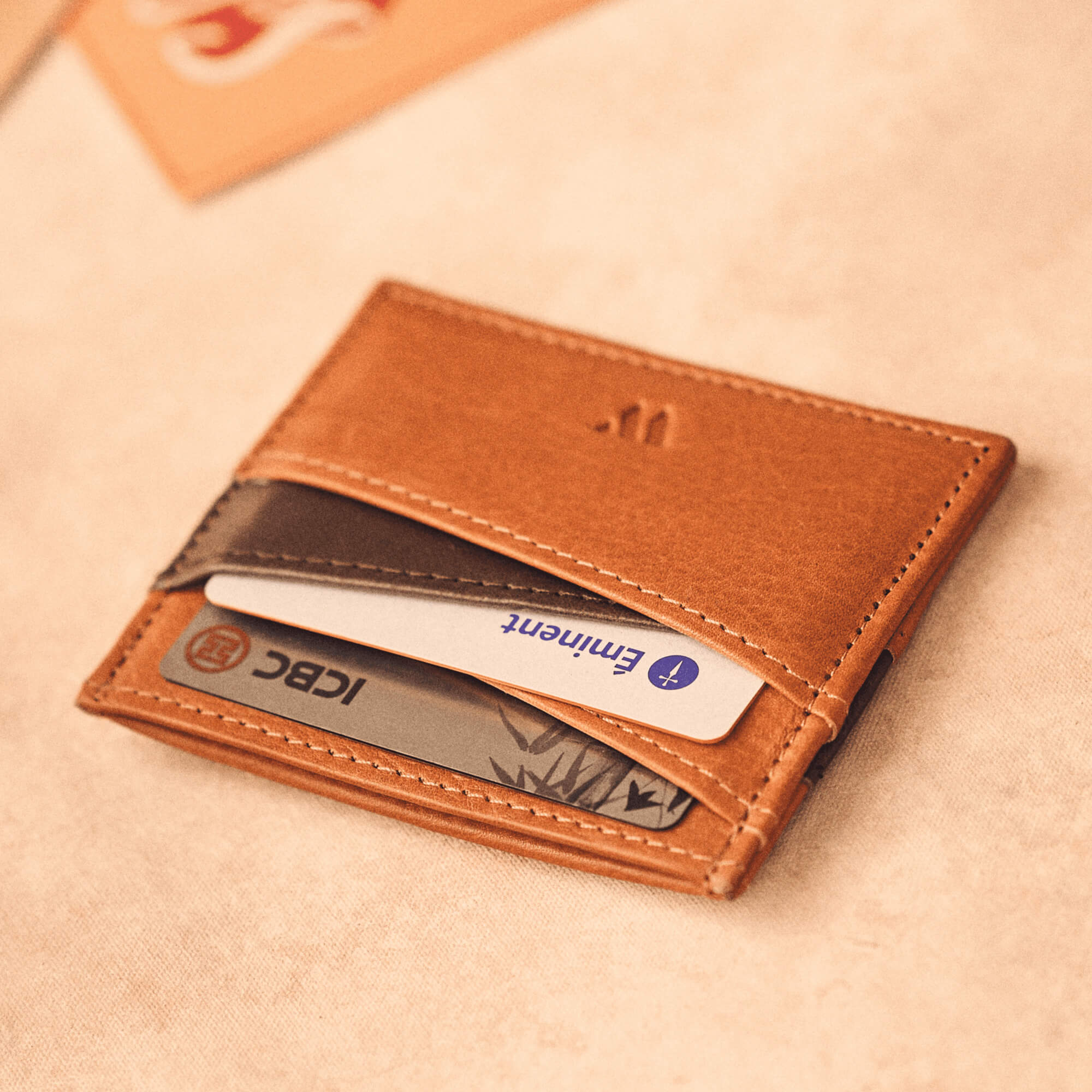 Walden® Tarjetero Slide de Cuero Genuino · Terra #color_terra