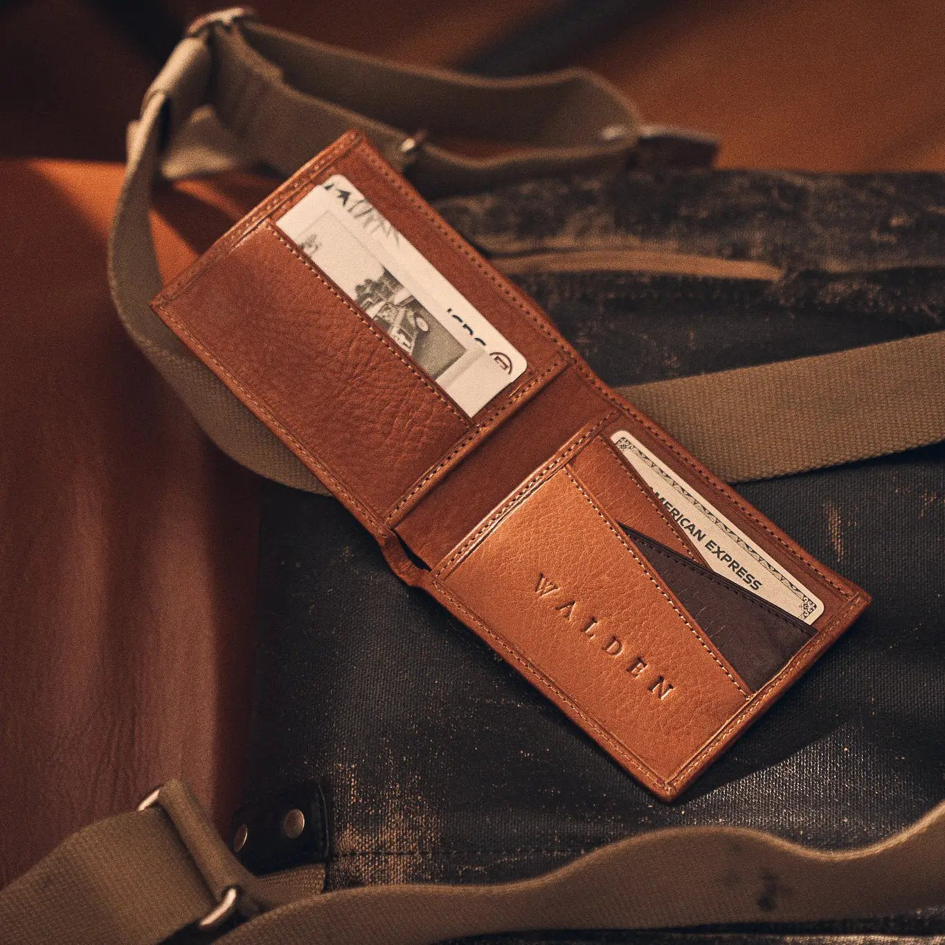 Walden® Billetera Euro Mark de Cuero Genuino · Terra #color_terra