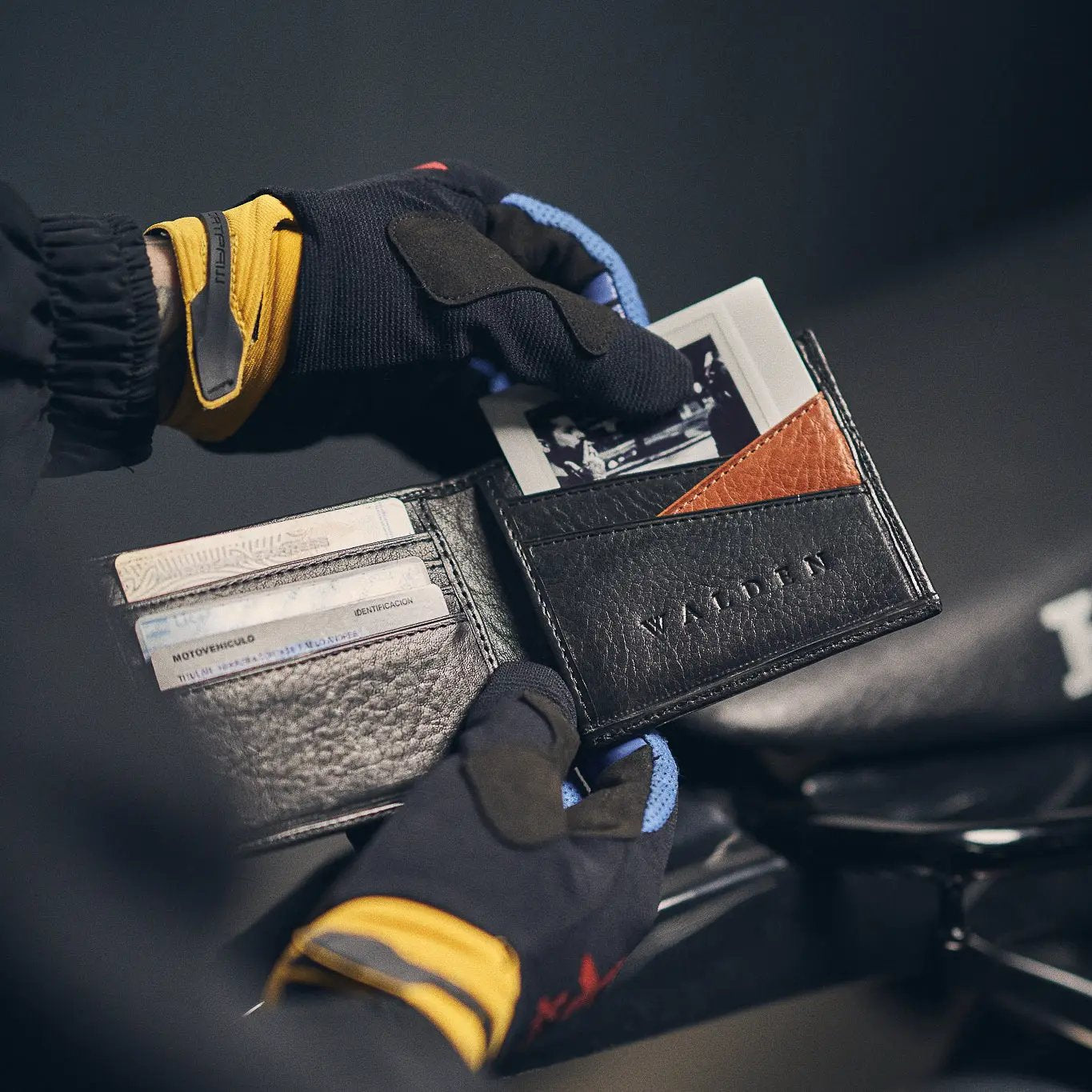 Walden® Billetera Euro Mark de Cuero Genuino · Bosco #color_bosco