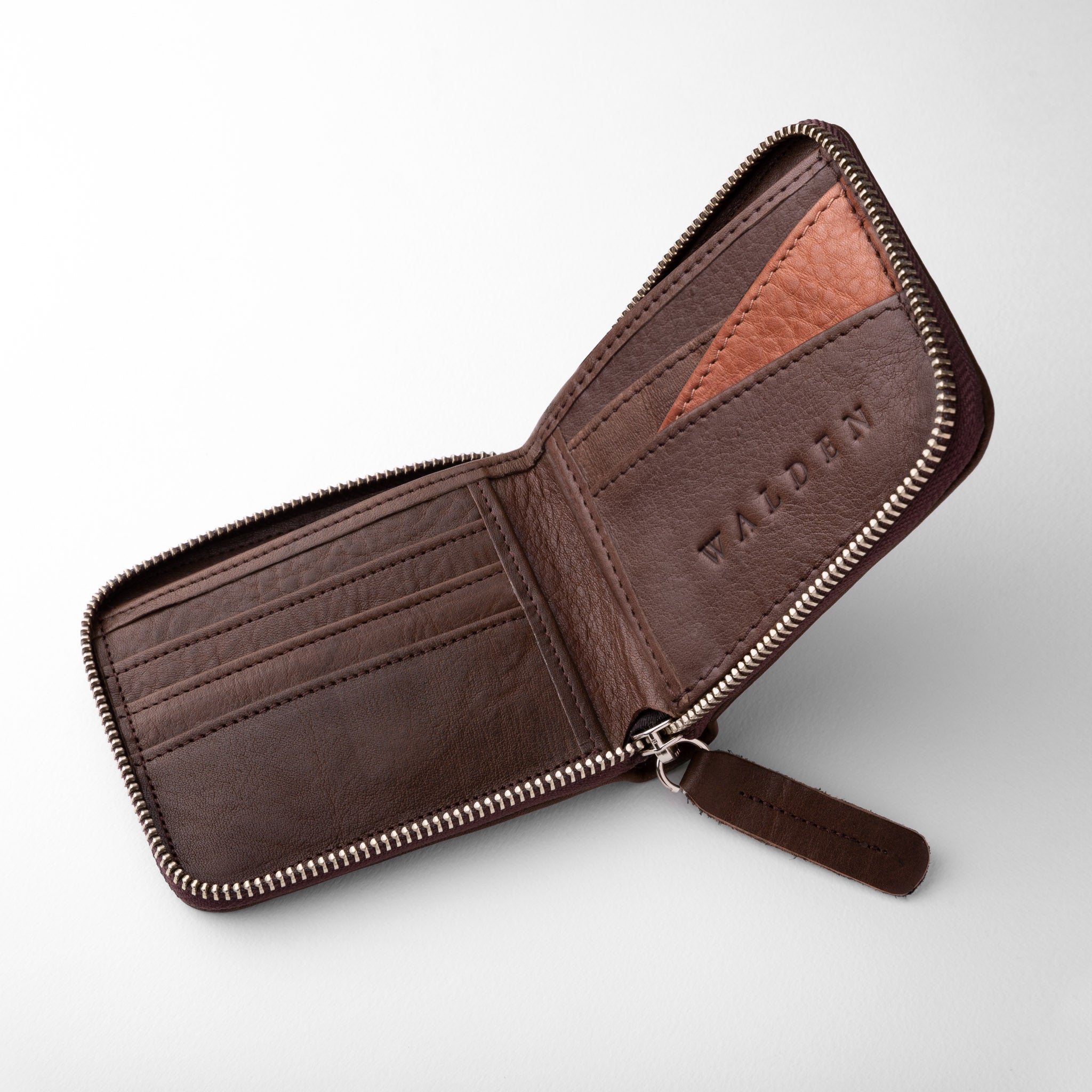 Walden® Billetera Pocket de Cuero Genuino · Moca #color_moca