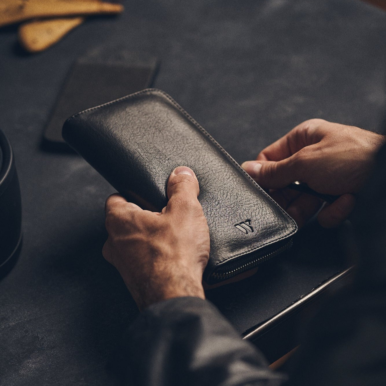 Walden® Billetera Large de Cuero Genuino · Bosco #color_bosco