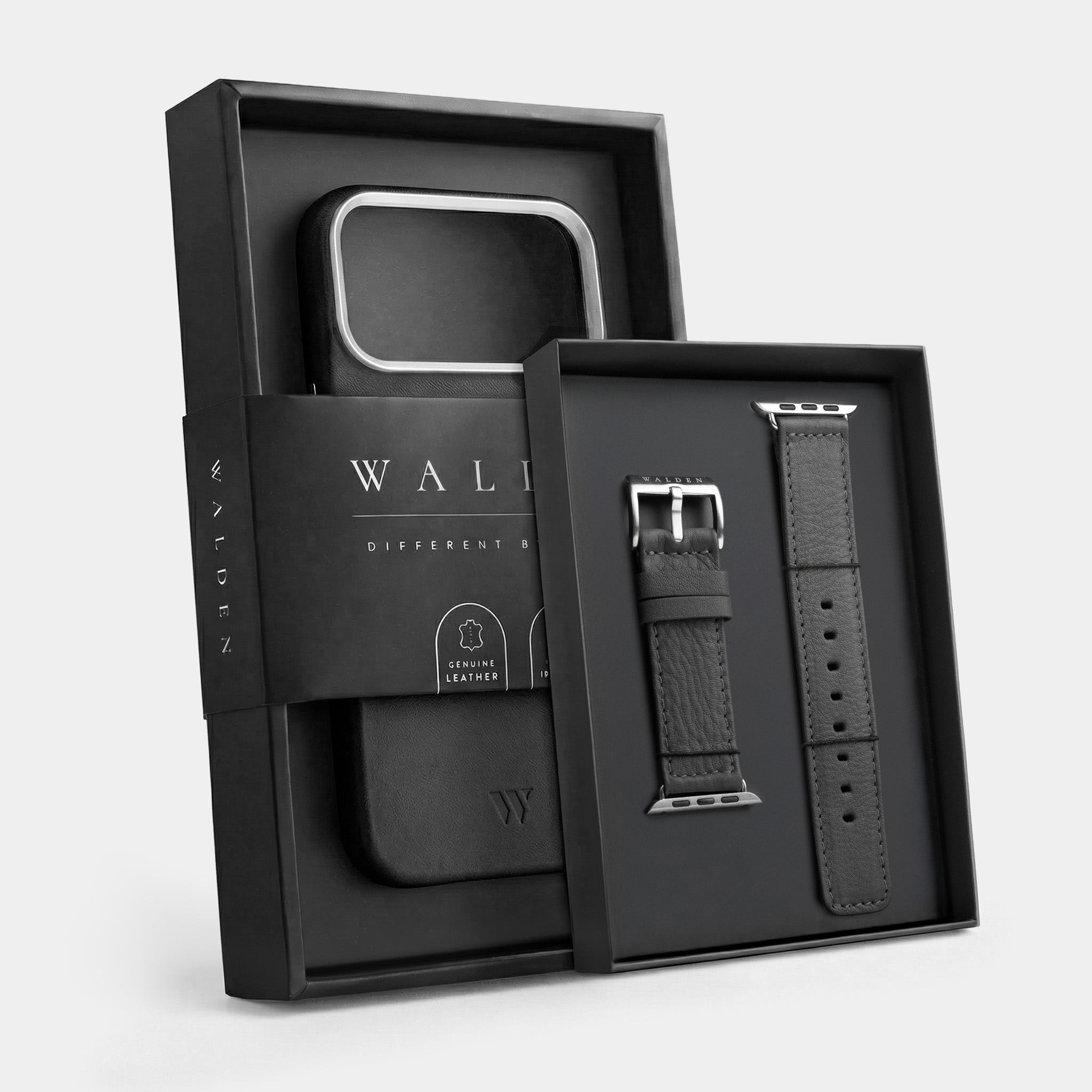 Walden® Funda iPhone + Correa Apple Watch de Cuero Genuino · Bosco #color_bosco