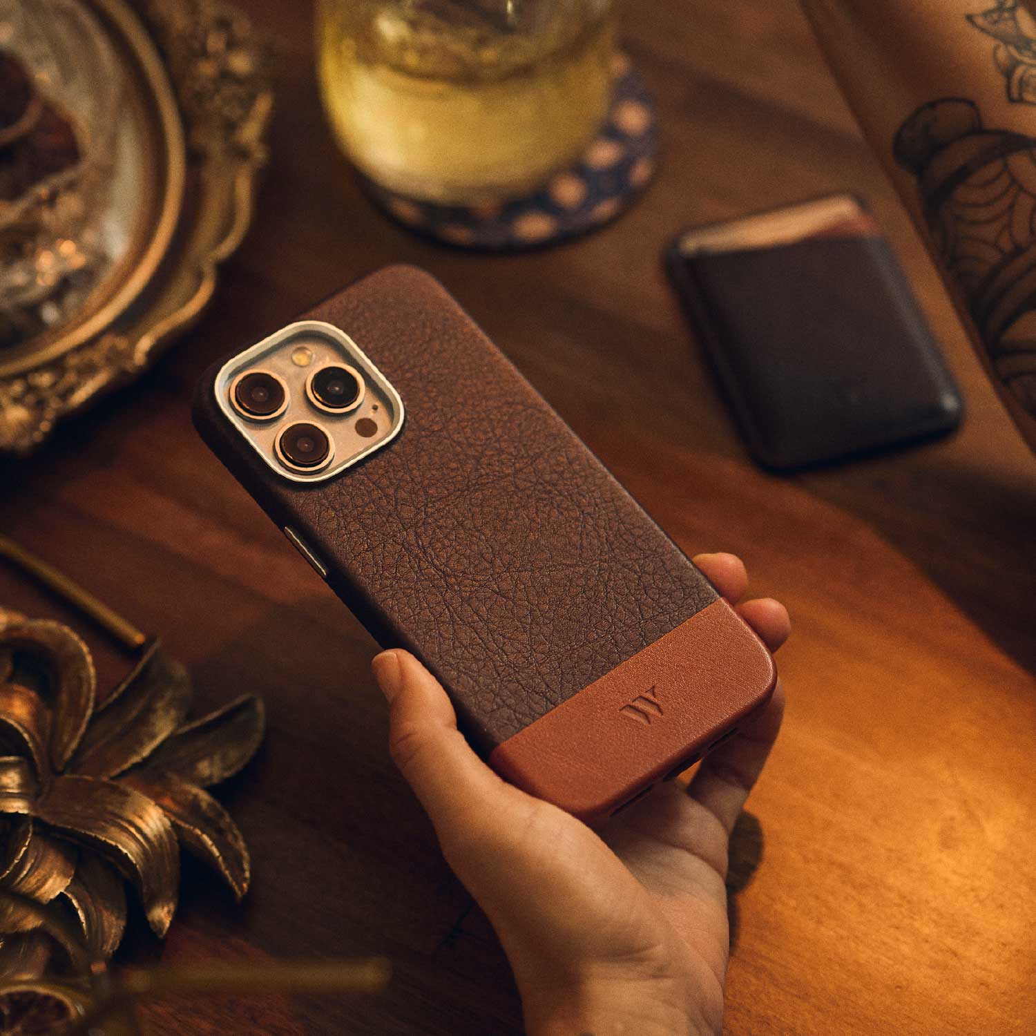 Walden® Funda de Cuero Combinado para iPhone · Mekas #color_mekas