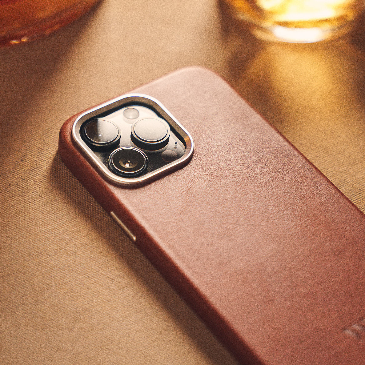 Funda de Cuero Genuino para iPhone · Terra #color_terra