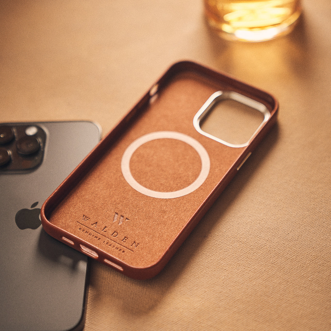 Funda de Cuero Genuino para iPhone · Terra #color_terra