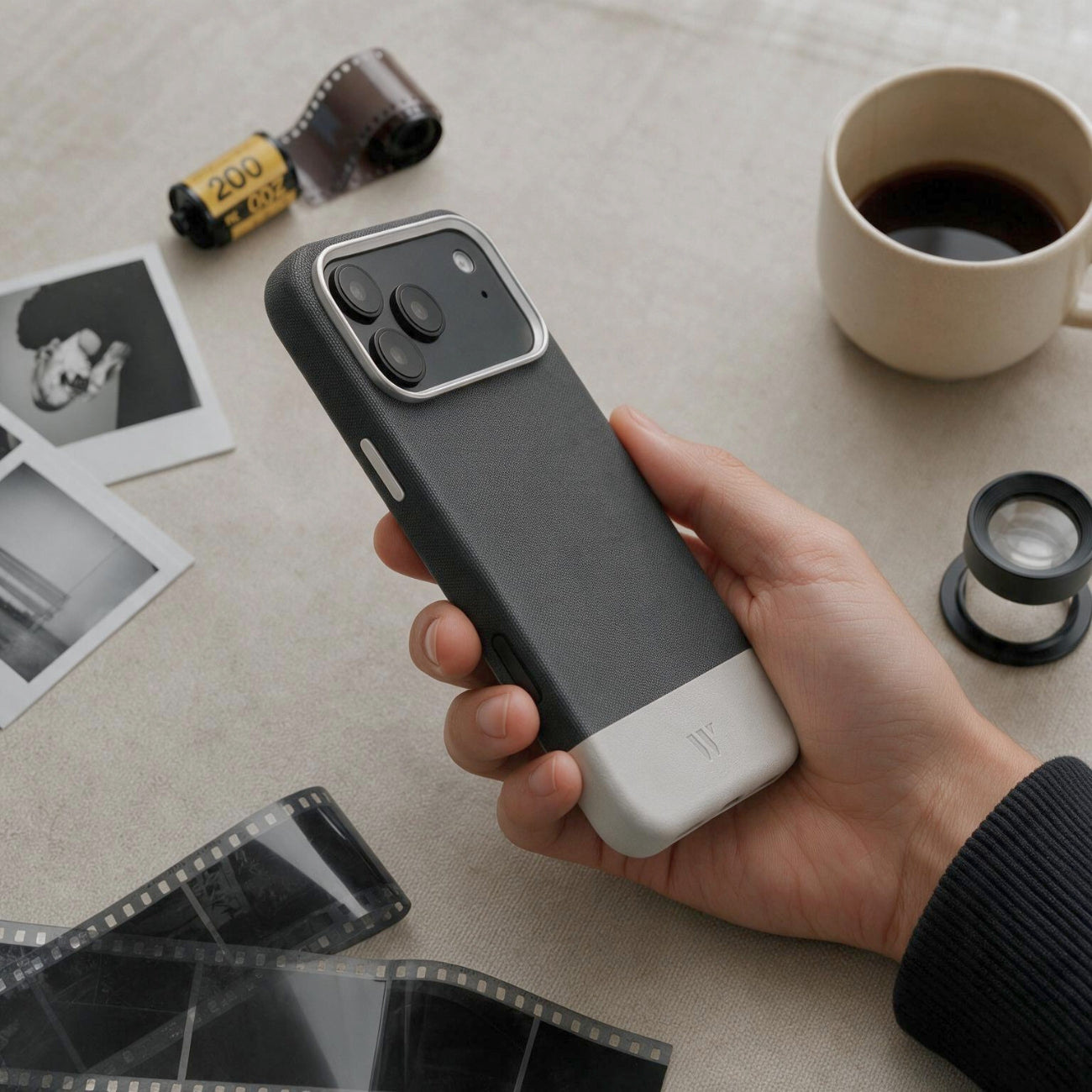 Walden® Funda de Tejido CORDURA® y Cuero para iPhone · Volta #color_volta