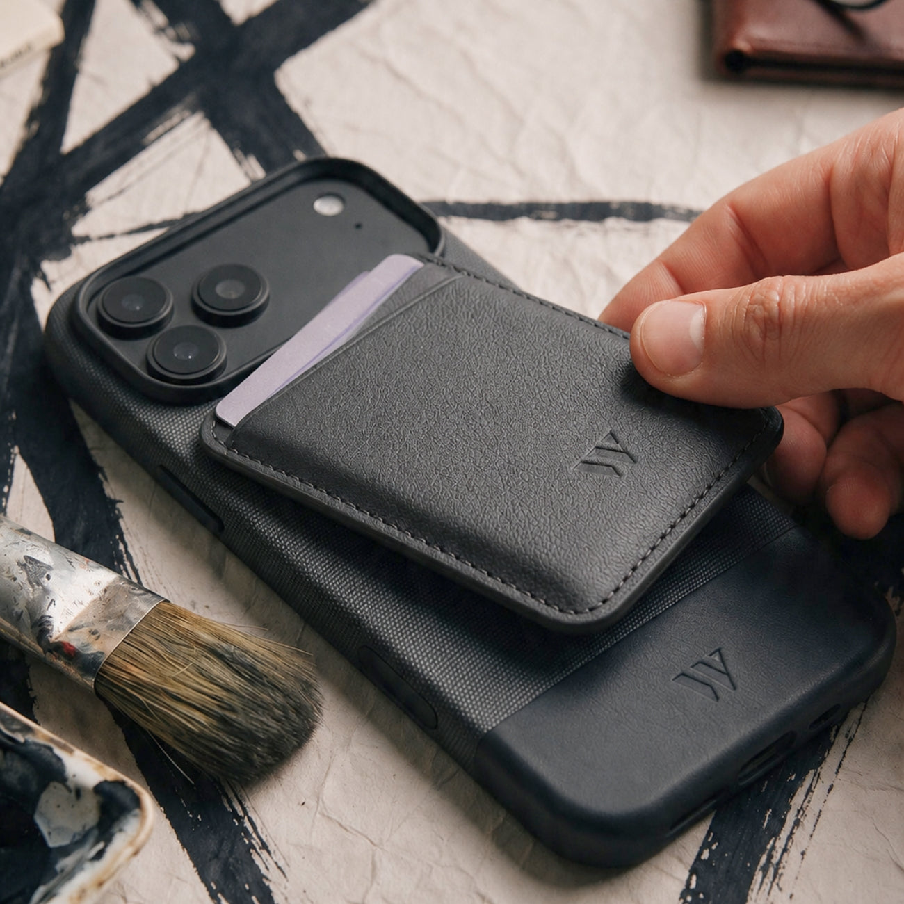 Walden® Funda de Tejido CORDURA® y Cuero para iPhone · Alcantara #color_alcantara