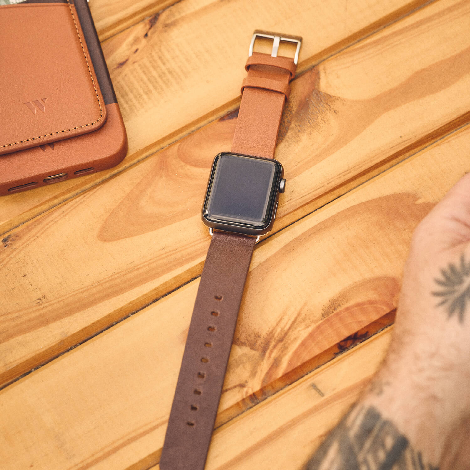 Walden® Correa Apple Watch de Cuero Combinado · Mekas #color_mekas