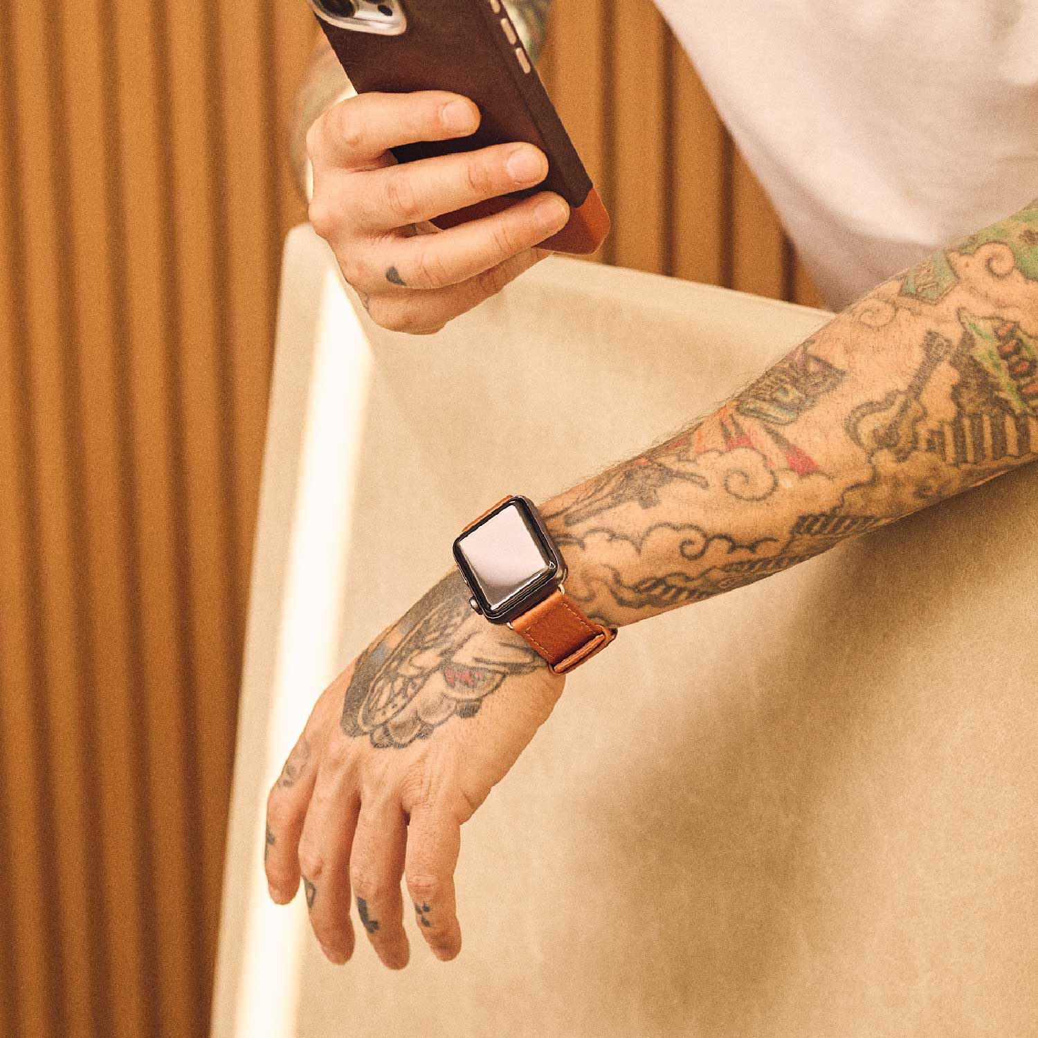 Walden® Correa Apple Watch de Cuero Genuino · Terra #color_terra