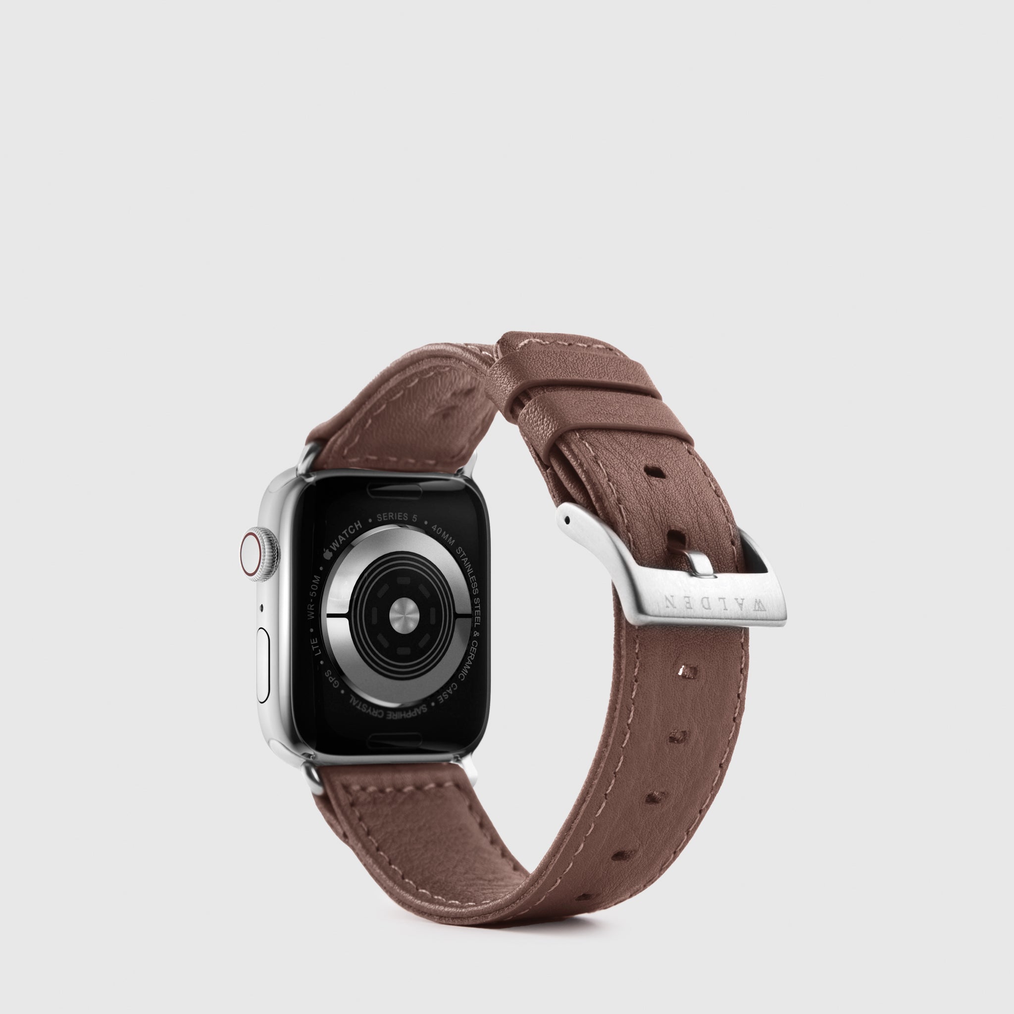 Walden® Funda iPhone + Correa Apple Watch de Cuero Genuino · 
Moca