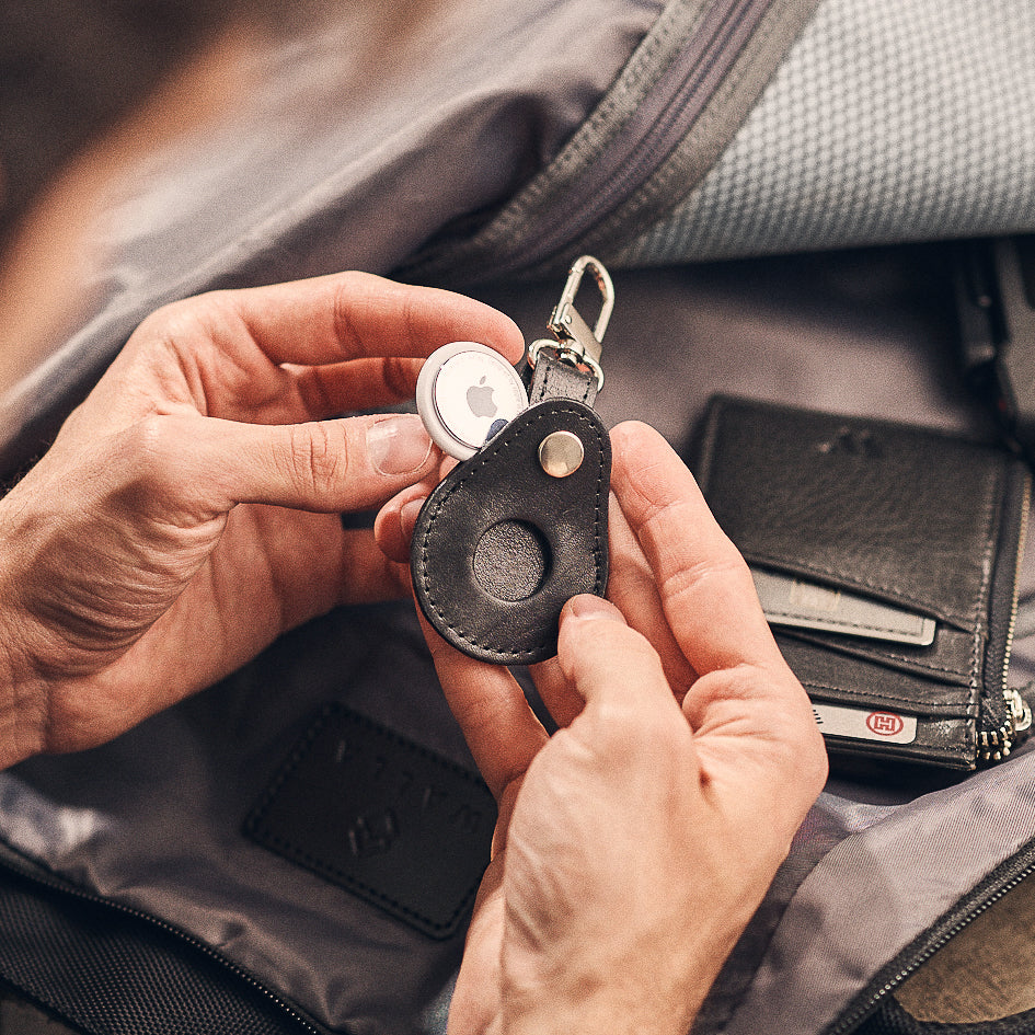 Walden® Llavero Airtag Bundle Kit x3 de Cuero Genuino · Bosco #color_bosco