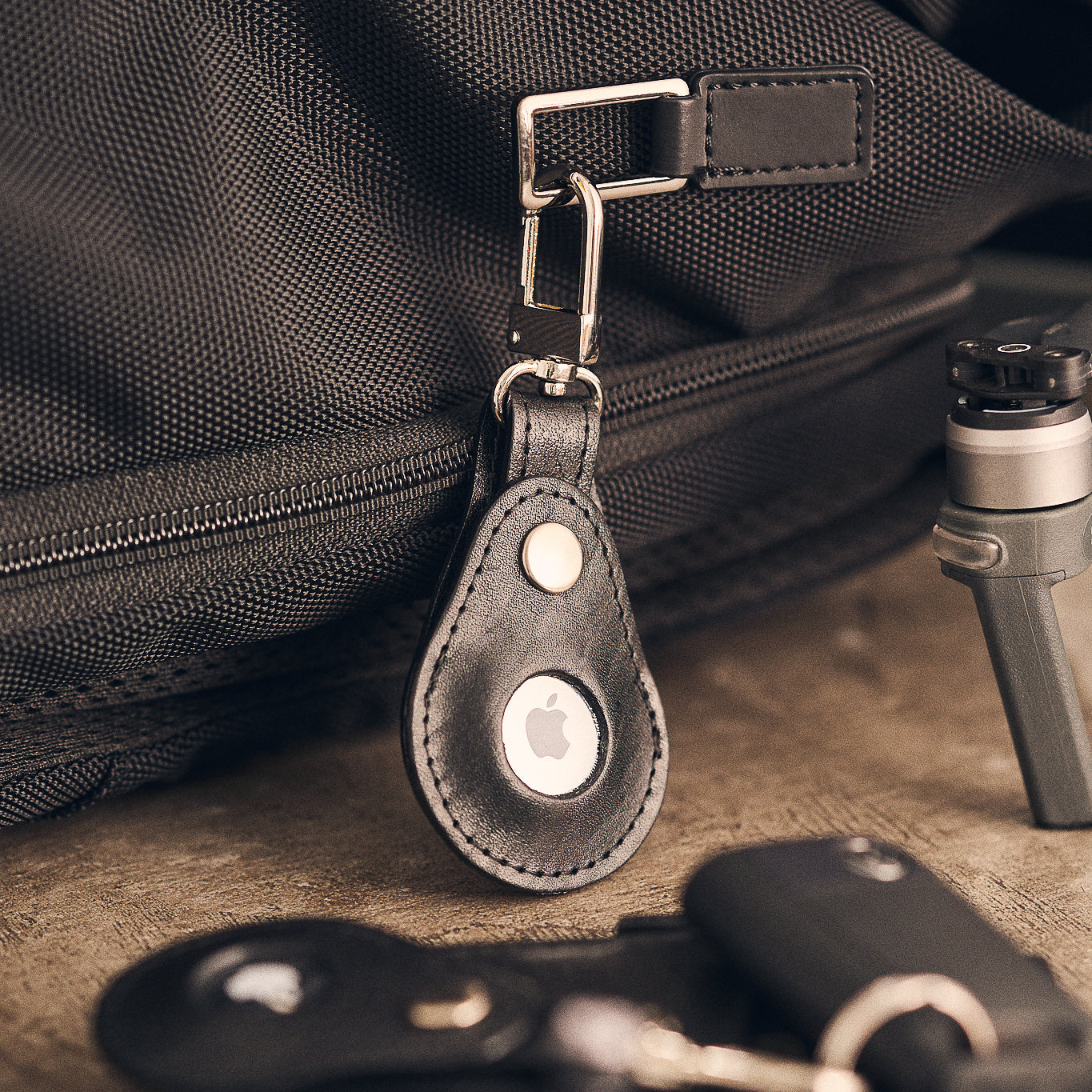 Walden® Llavero Airtag de Cuero Genuino · Bosco #color_bosco