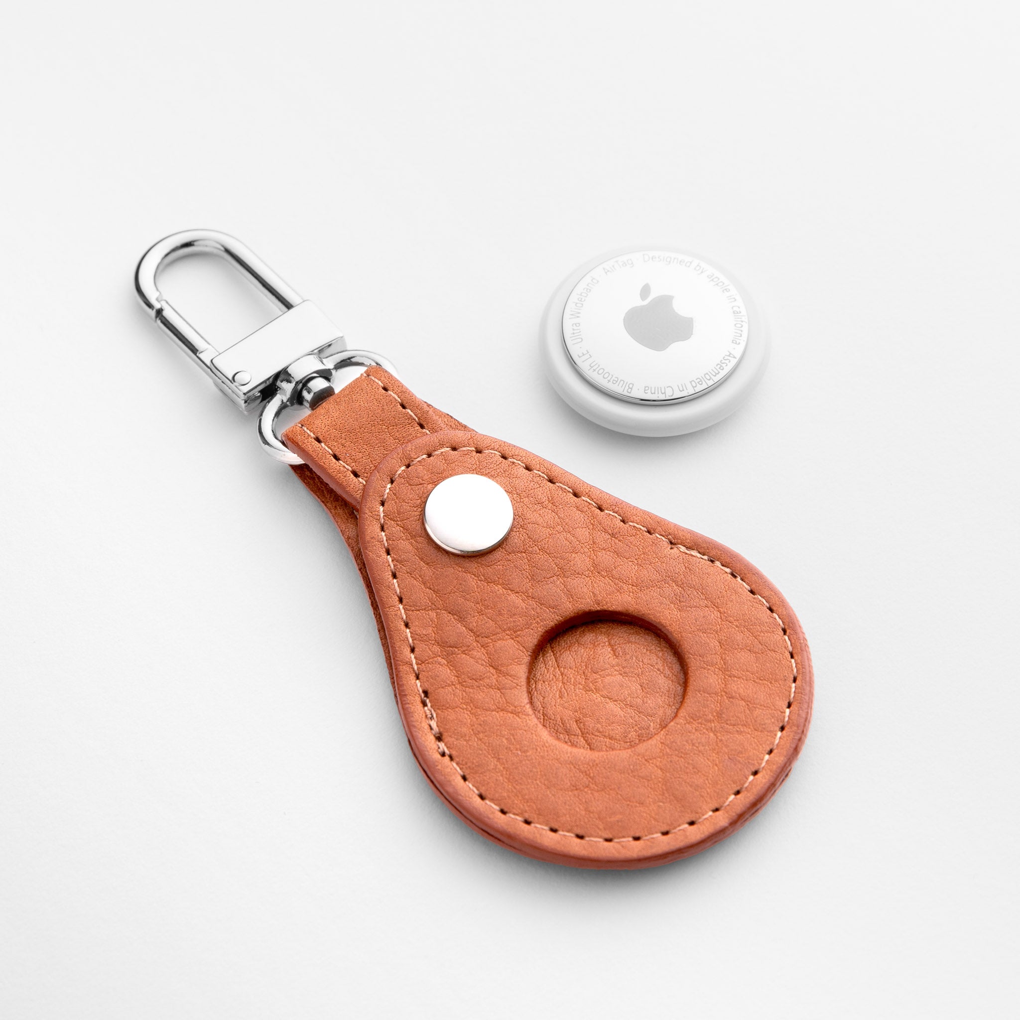 Walden® Llavero Airtag de Cuero Genuino · Terra #color_terra