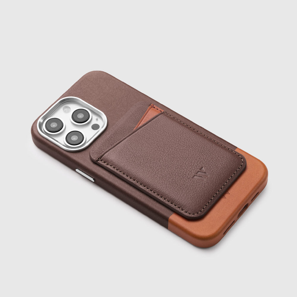 Walden | Funda iPhone Mekas + Wallet MagSafe® Moca
