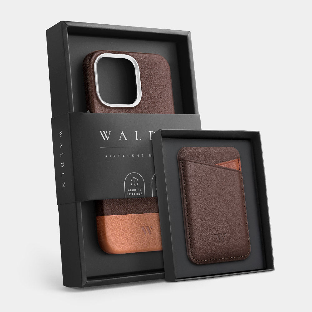 Walden | Funda iPhone Mekas + Wallet MagSafe® Moca
