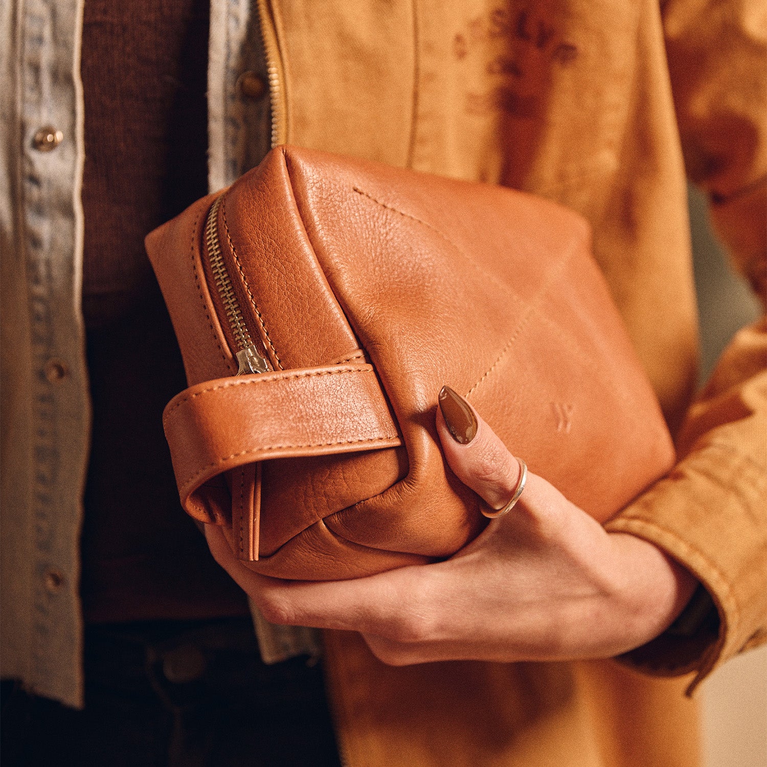 Walden® Necesser de Cuero Genuino · Terra #color_terra