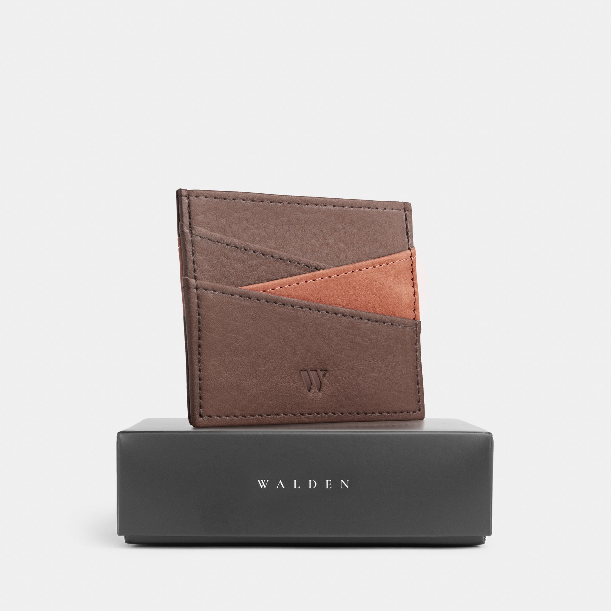 Walden® Tarjetero Slide de Cuero Genuino · Moca #color_moca