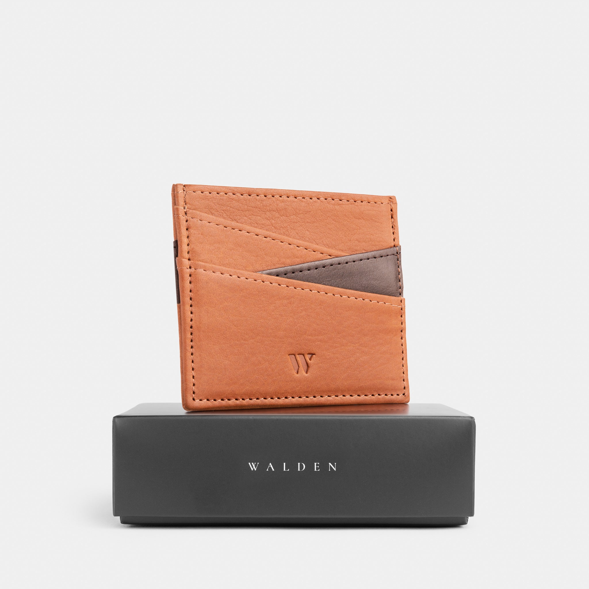 Walden® Tarjetero Slide de Cuero Genuino · Terra #color_terra