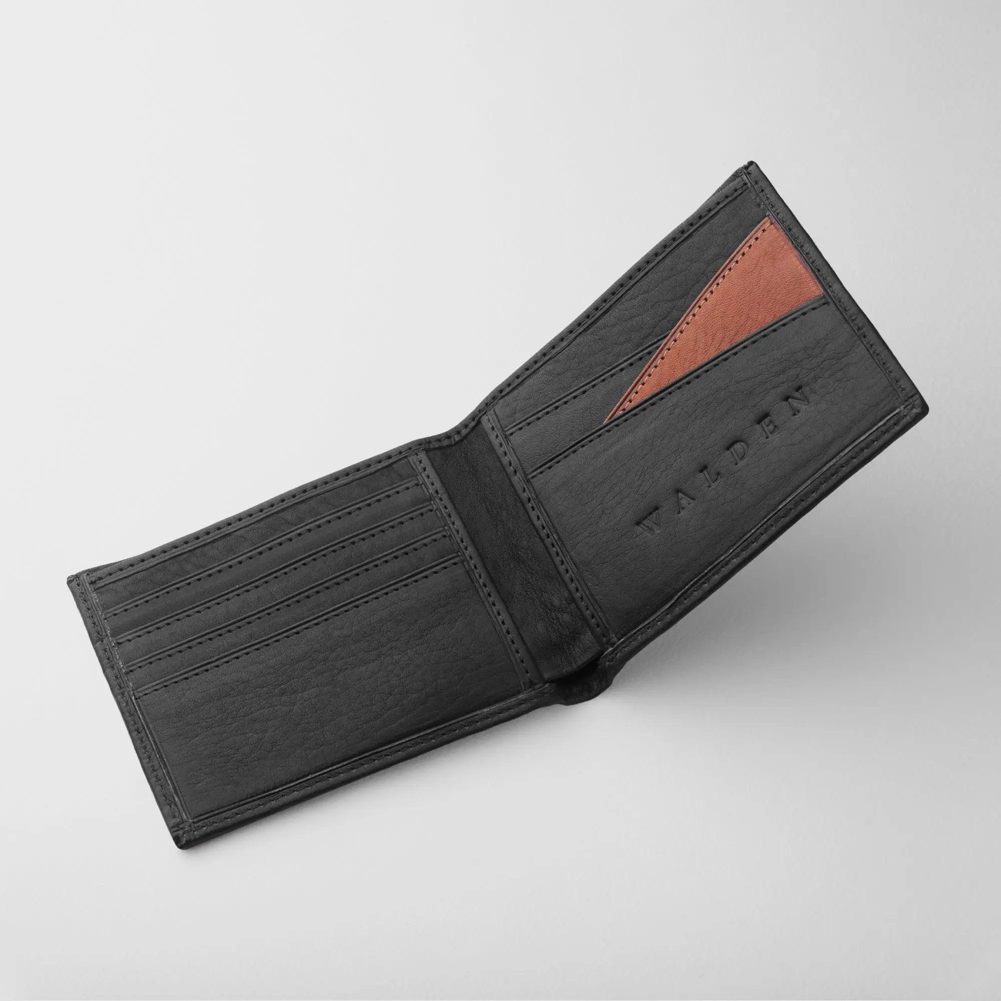 Walden® Billetera Euro Mark de Cuero Genuino · Bosco #color_bosco