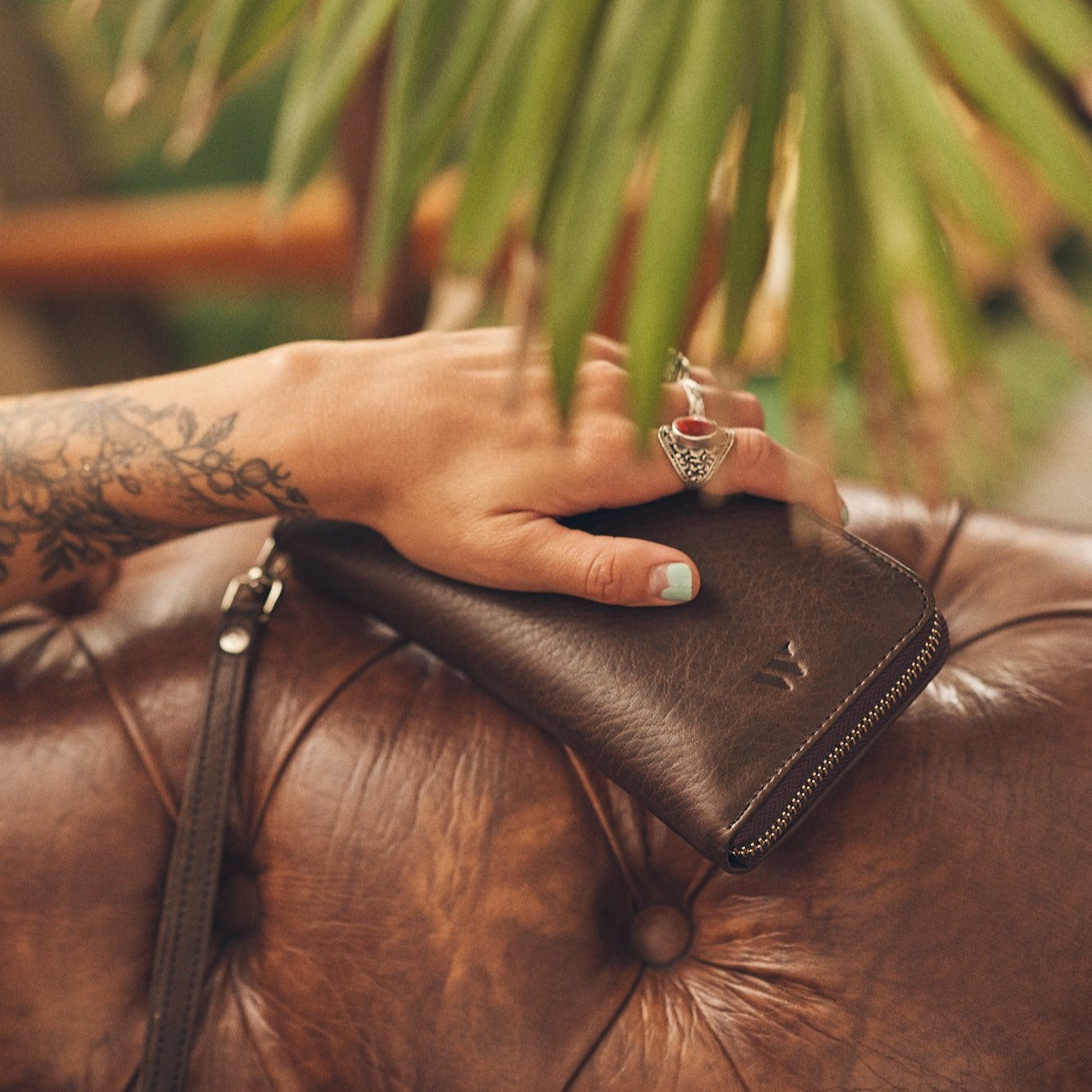 Walden® Billetera Large de Cuero Genuino · Moca #color_moca