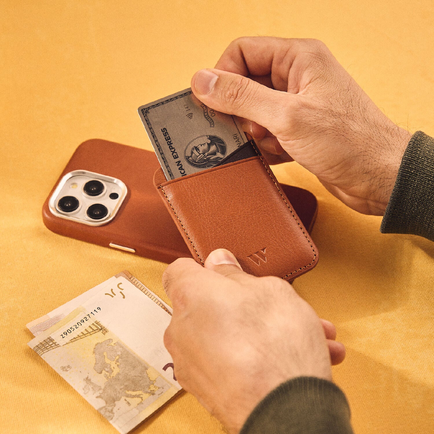 Walden® Billetera MagSafe de Cuero Genuino · Terra #color_terra