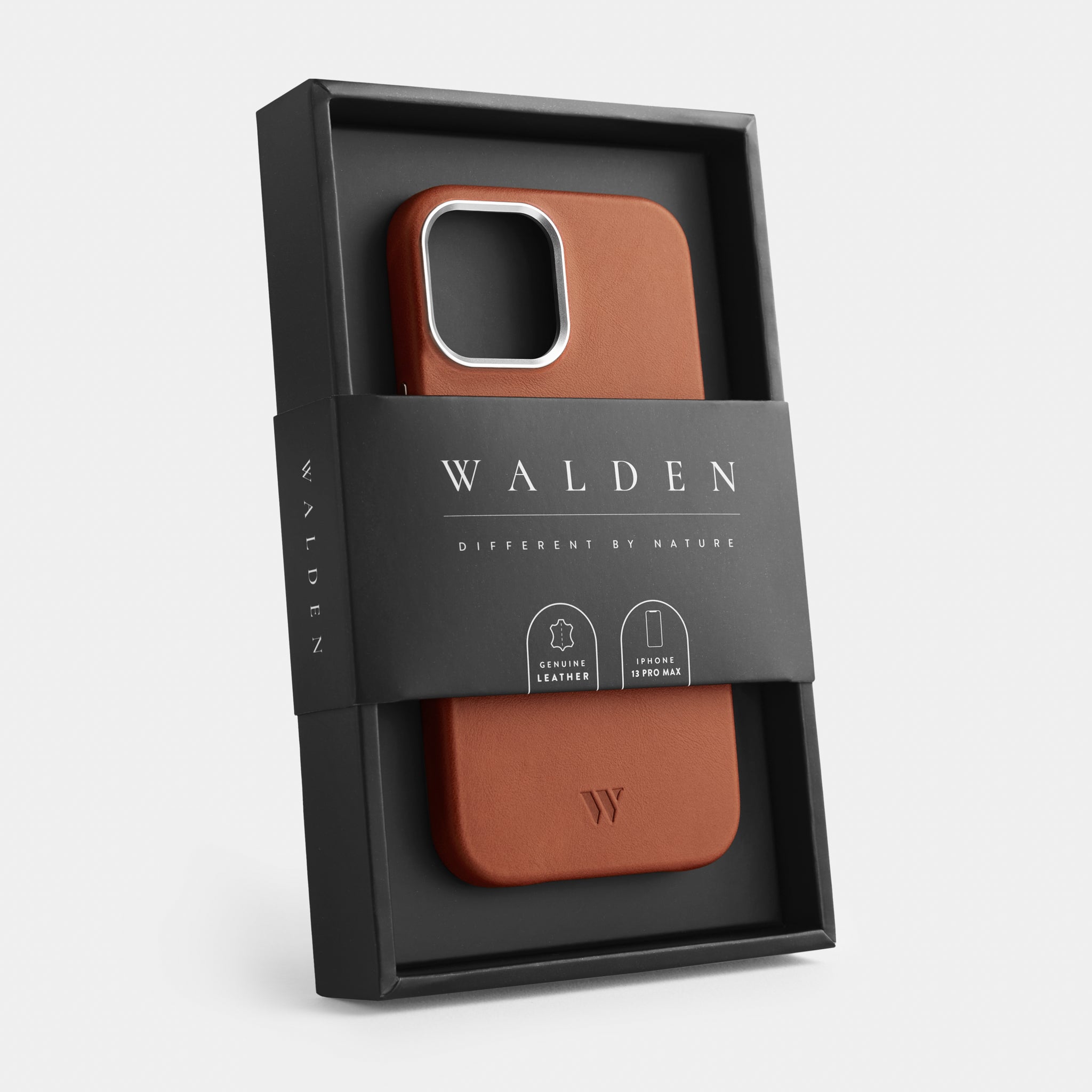 Walden® Funda de Cuero Genuino para iPhone · Terra #color_terra
