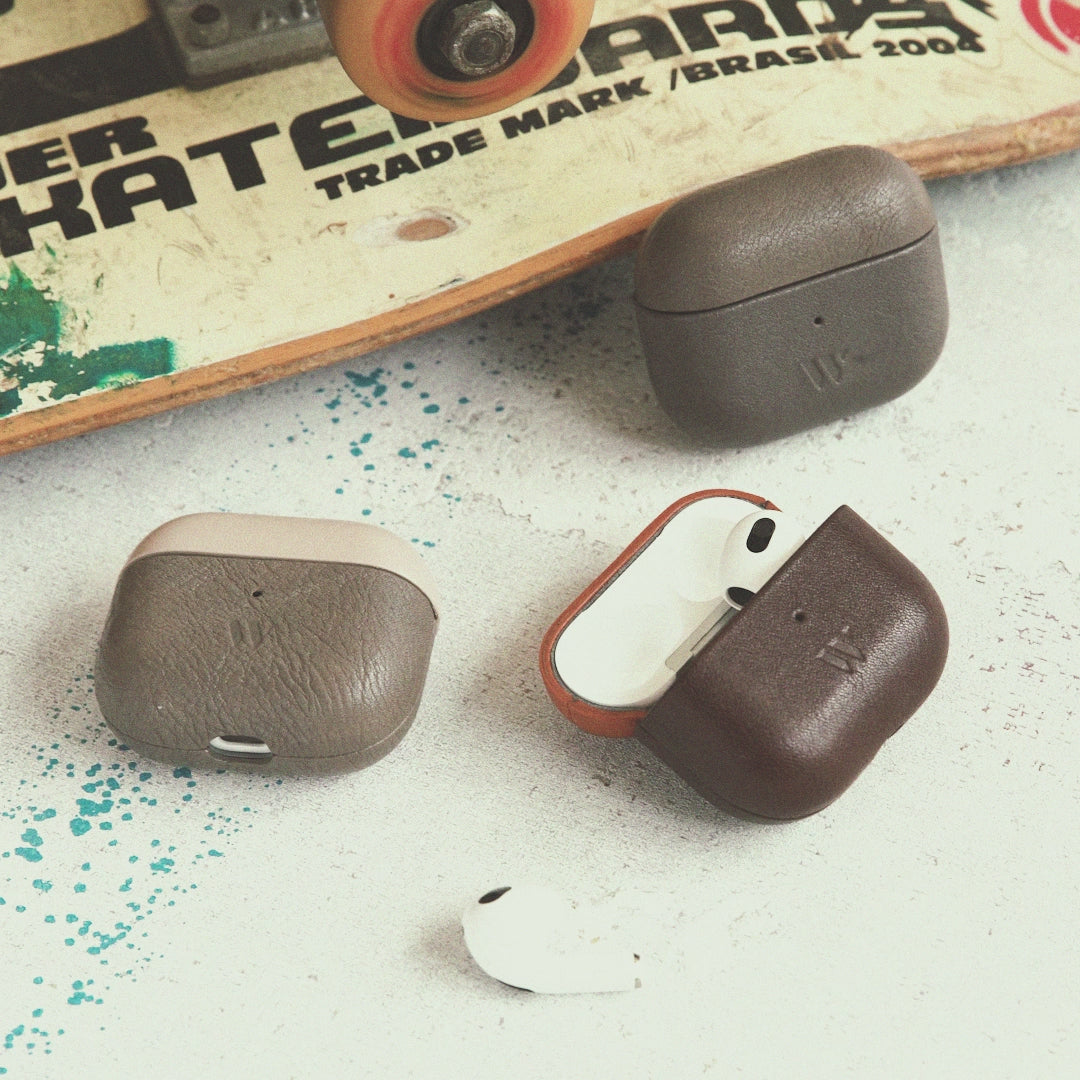 Walden® Estuche para Airpods de Cuero Combinado · Mekas #color_mekas